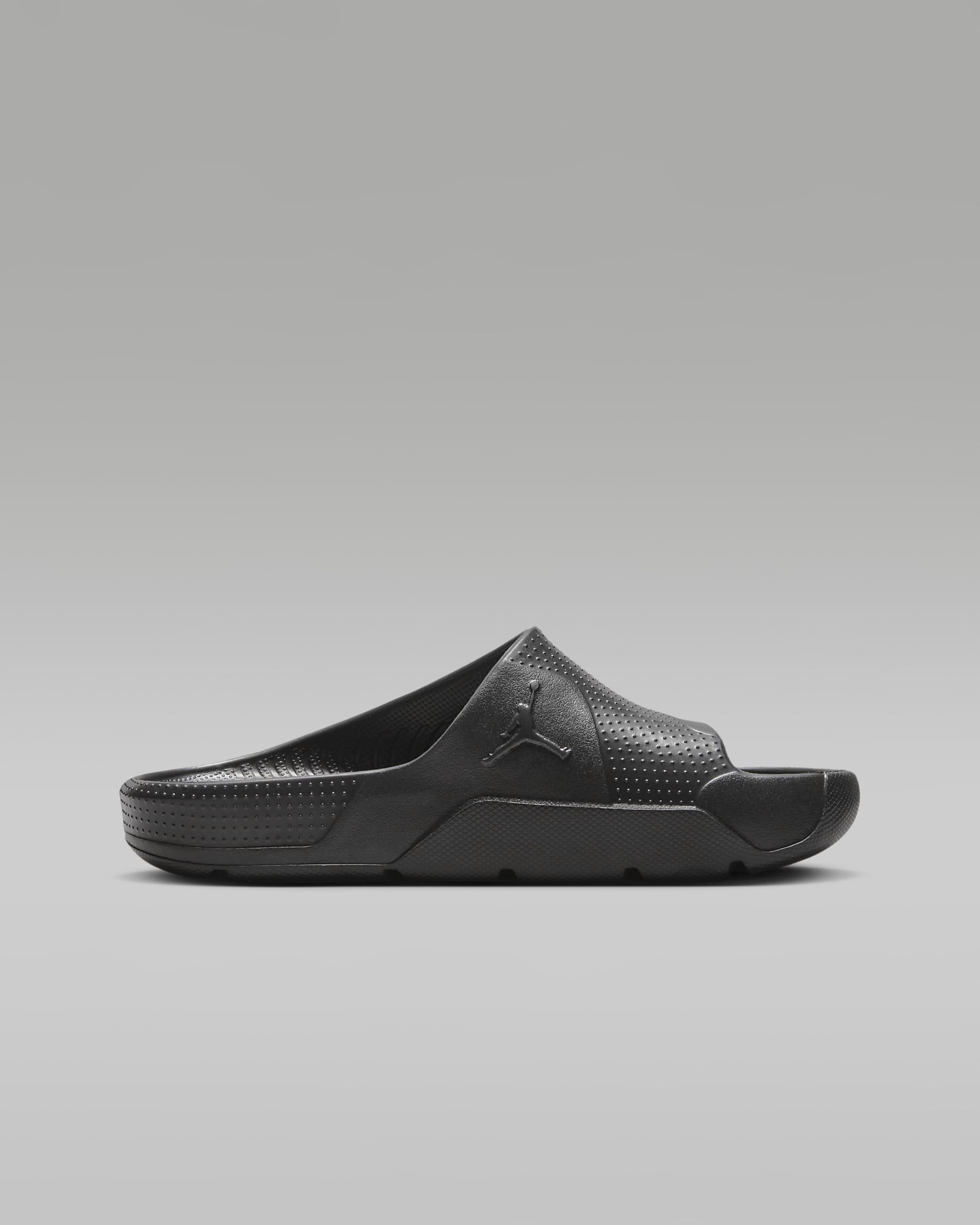 Jordan Post Older Kids' Slides - Black/Black