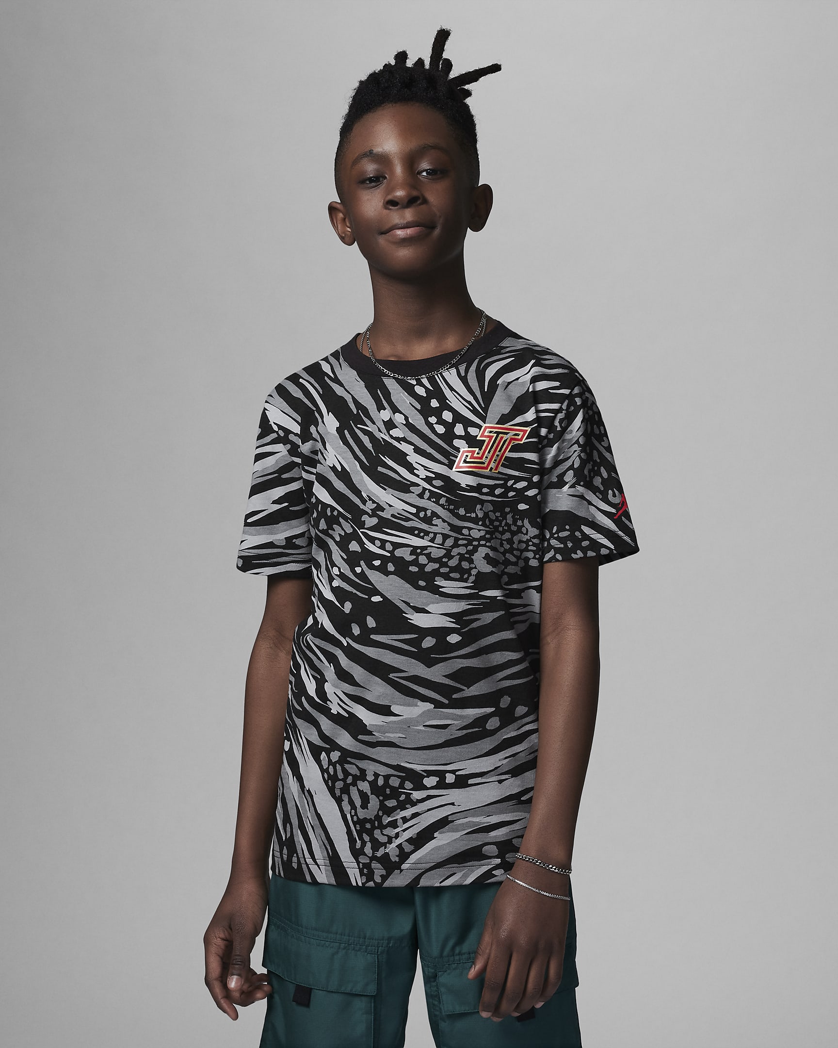 Playera para niños talla grande Jordan Tatum Zoo Tee. Nike.com