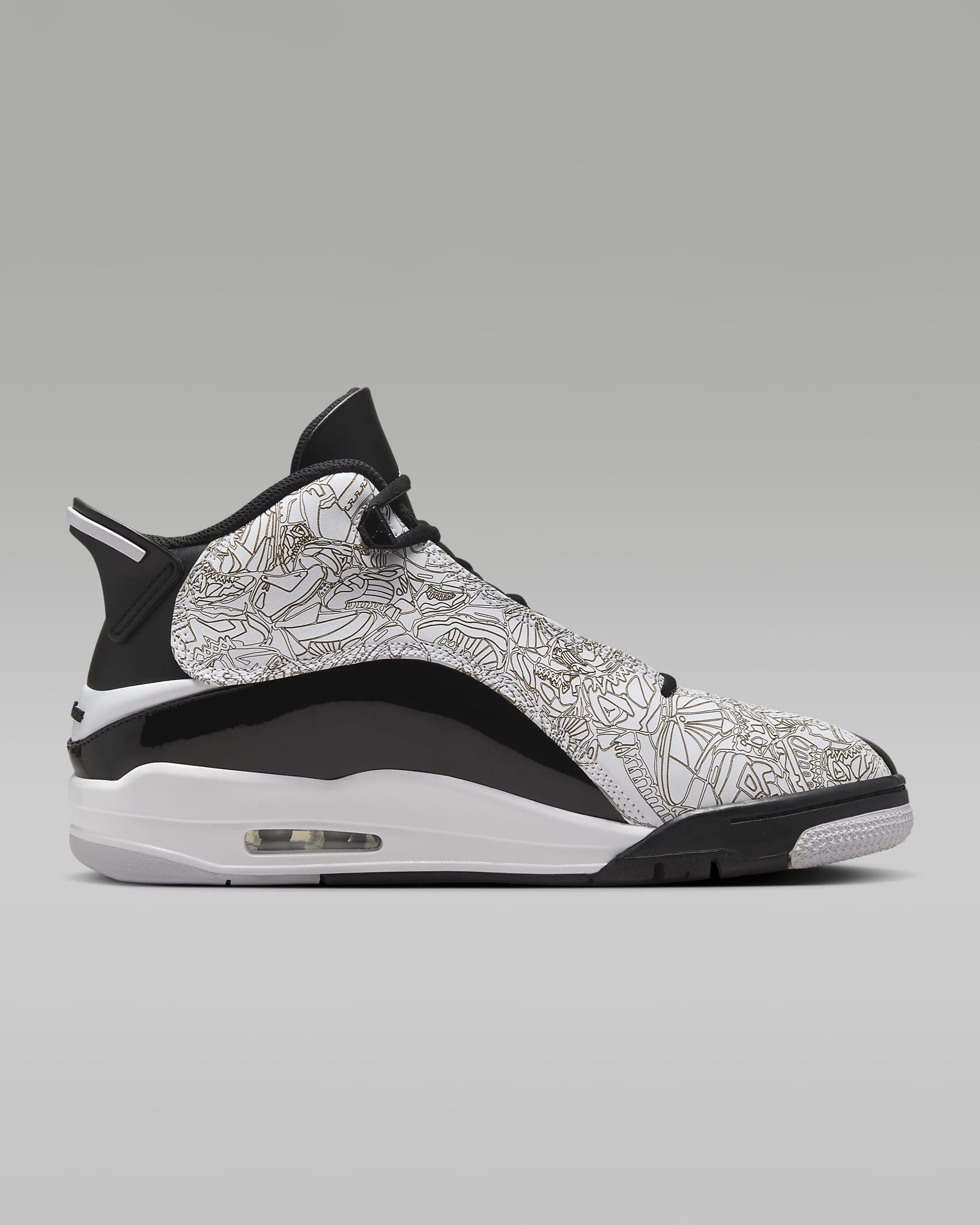 Air Jordan Dub Zero Men's Shoes - White/Neutral Grey/Black