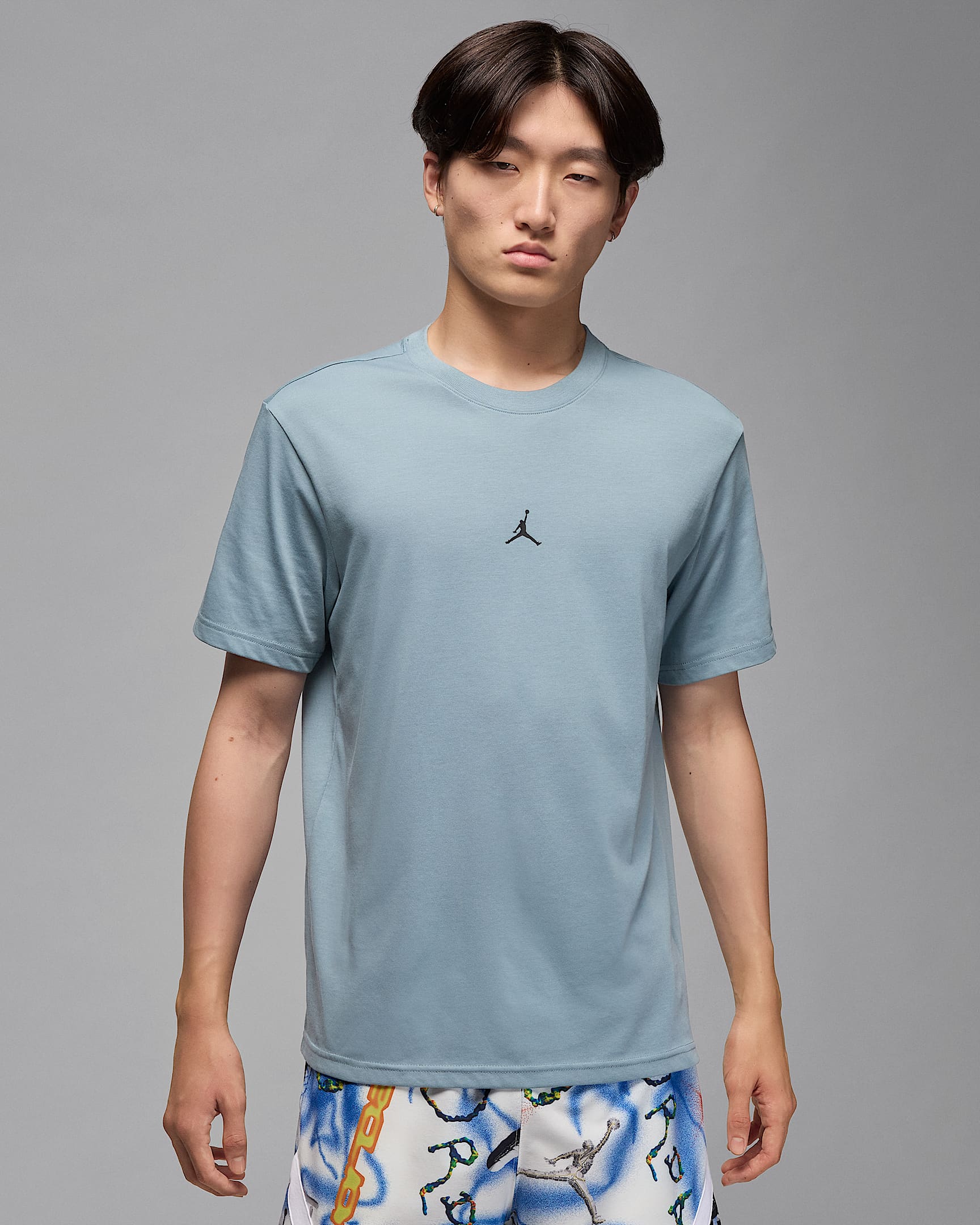 Jordan Sport Men's Dri-FIT Jumpman T-Shirt - Aviator Grey/Black