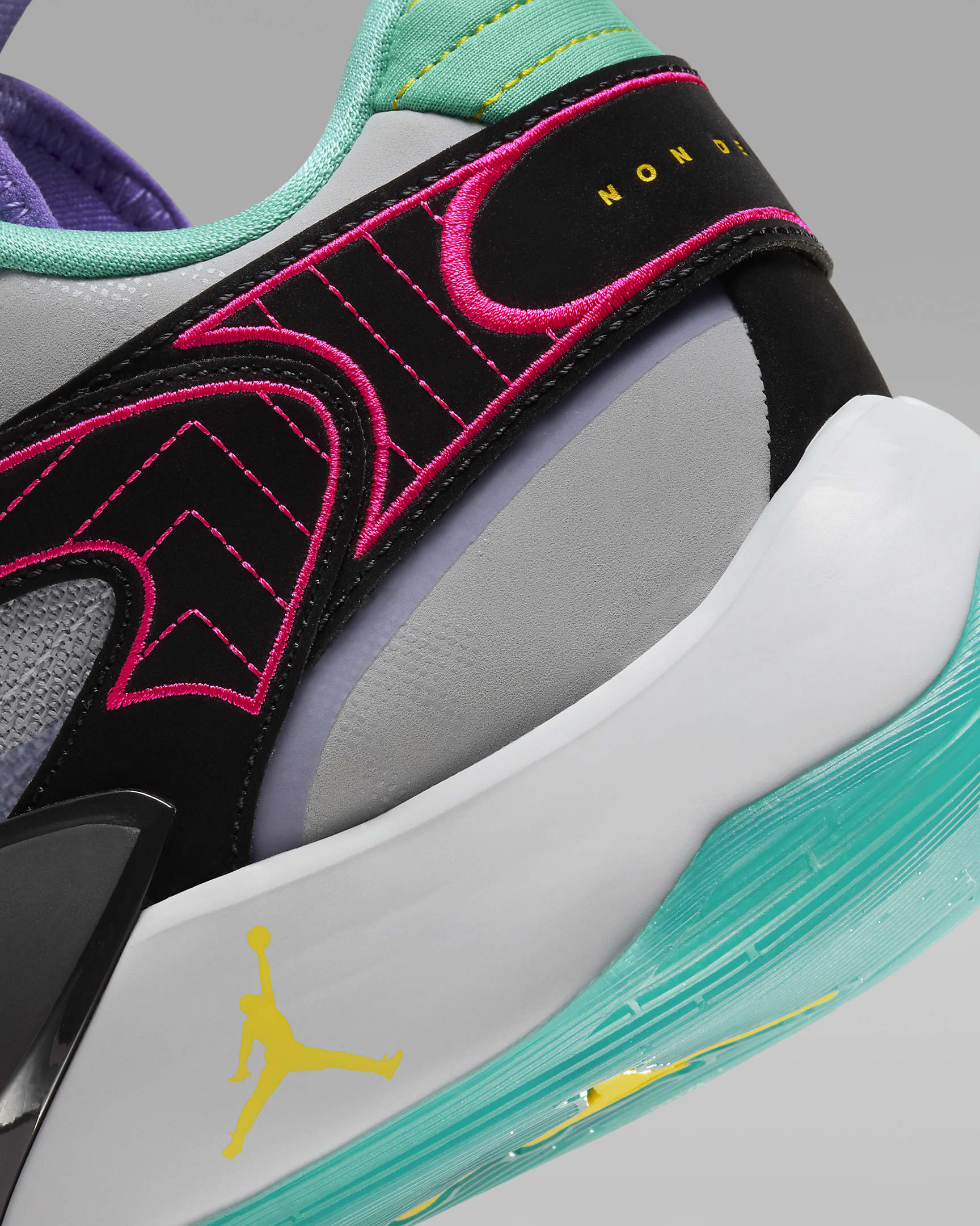 Luka 2 PF Basketball Shoes - Wolf Grey/Black/Hyper Jade/Speed Yellow