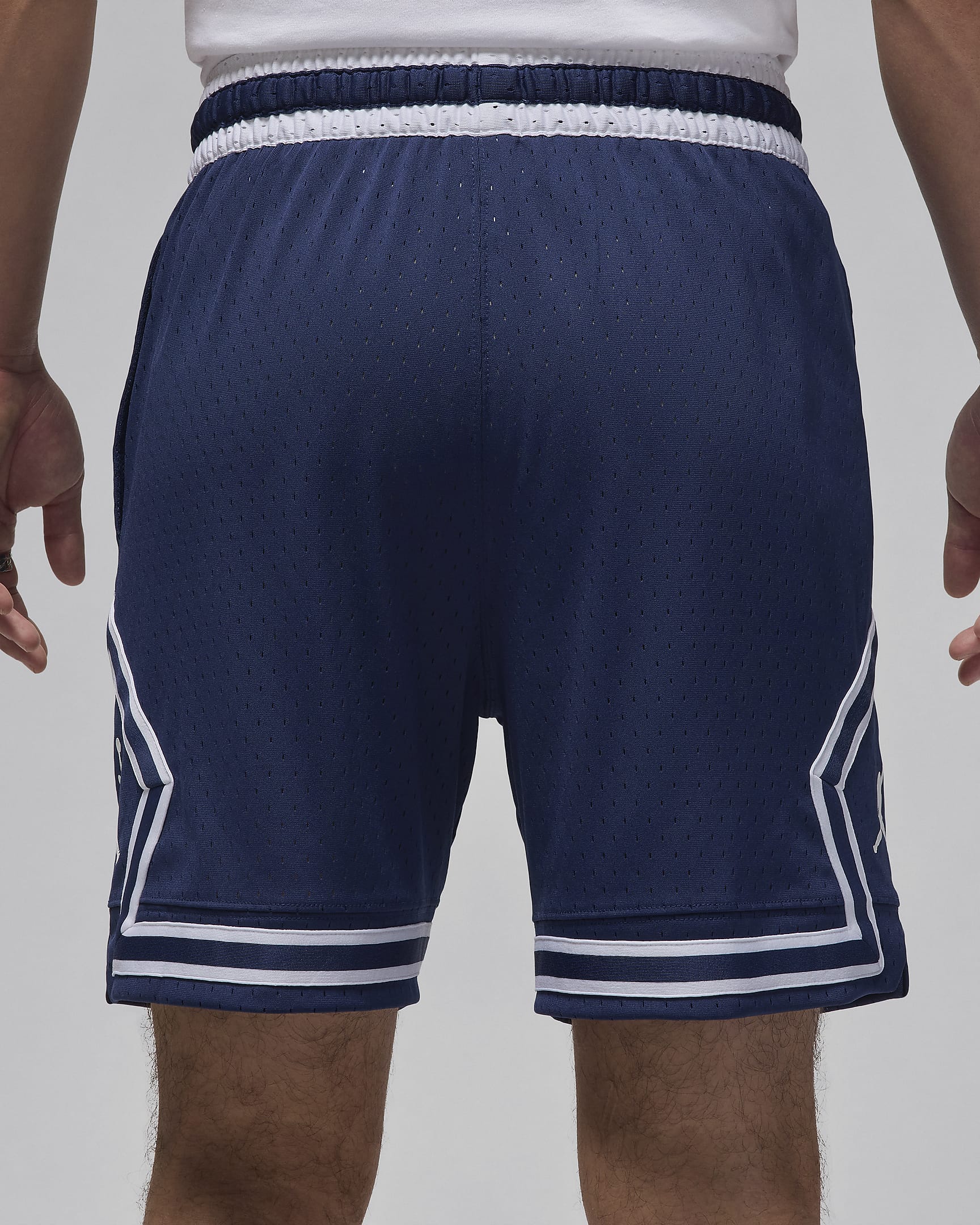 Shorts Diamond Jordan Dri-FIT Sport - Azul marino medianoche/Blanco/Blanco