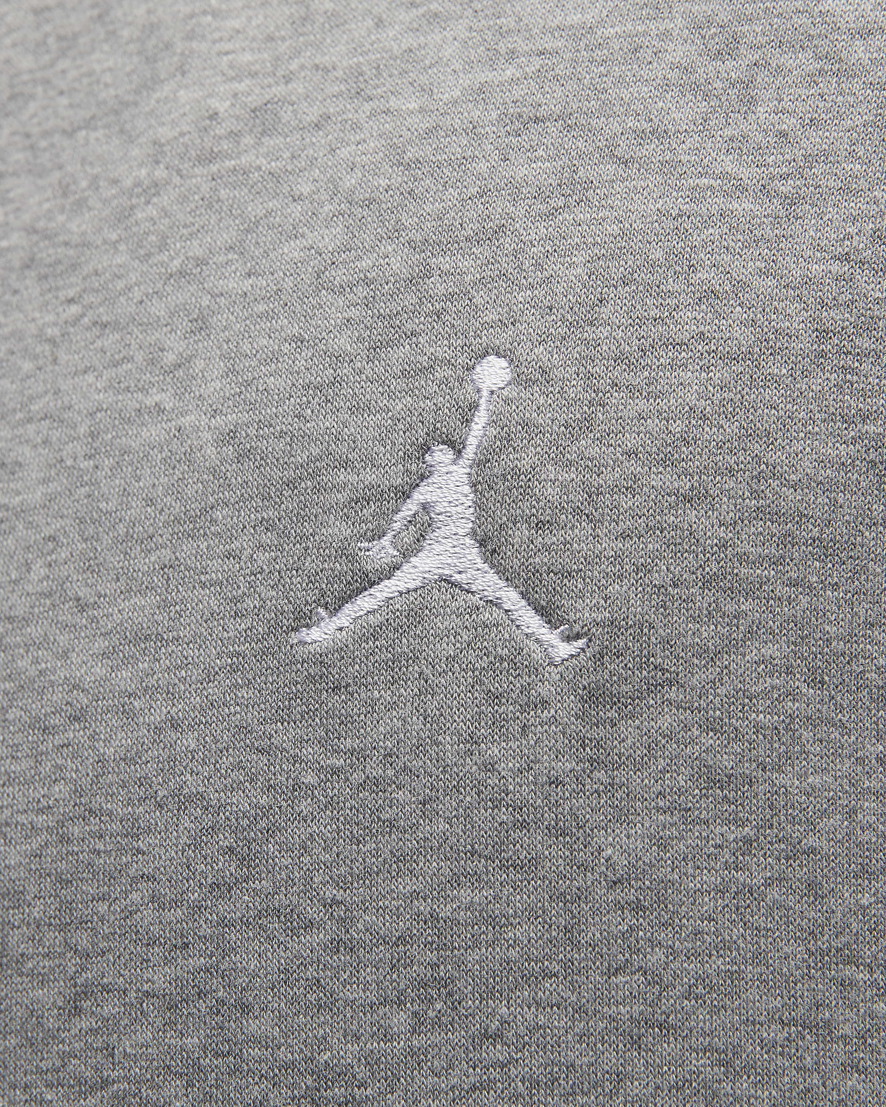 Męska bluza z kapturem i nadrukiem Jordan Brooklyn Fleece - Carbon Heather/Biel