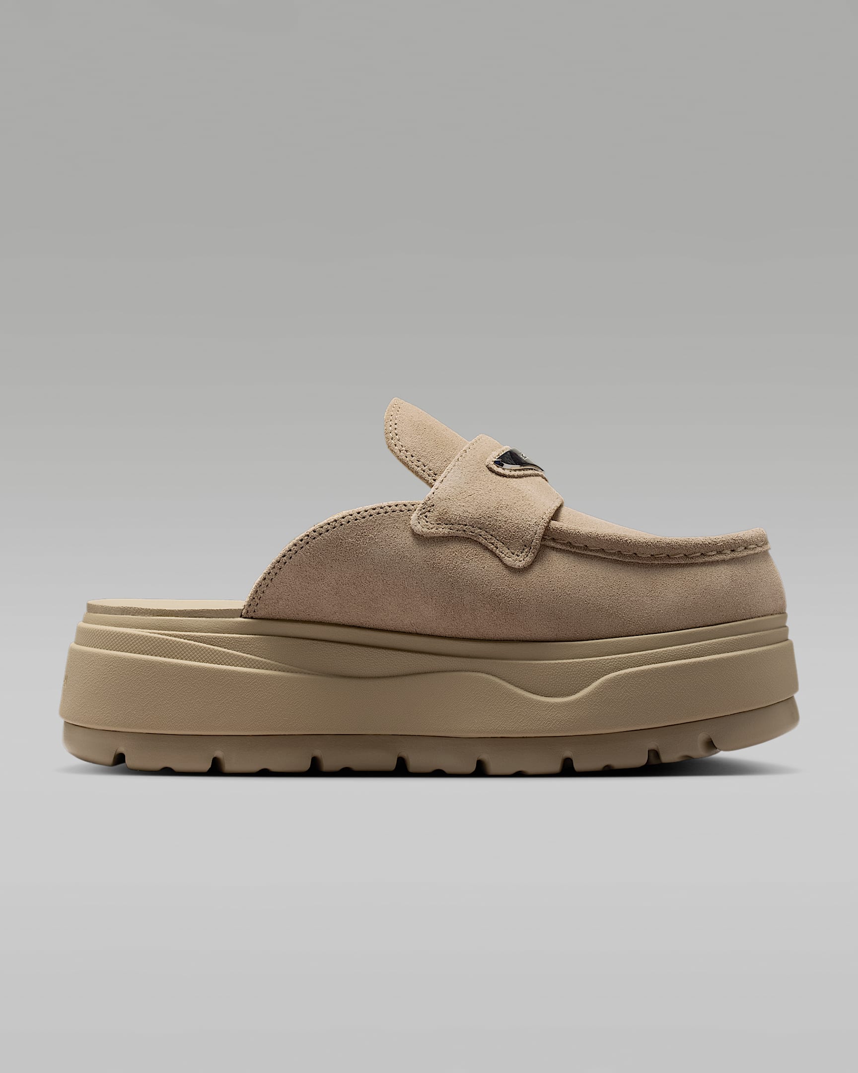 Air Jordan Mule Women's Shoes - Khaki/Metallic Silver