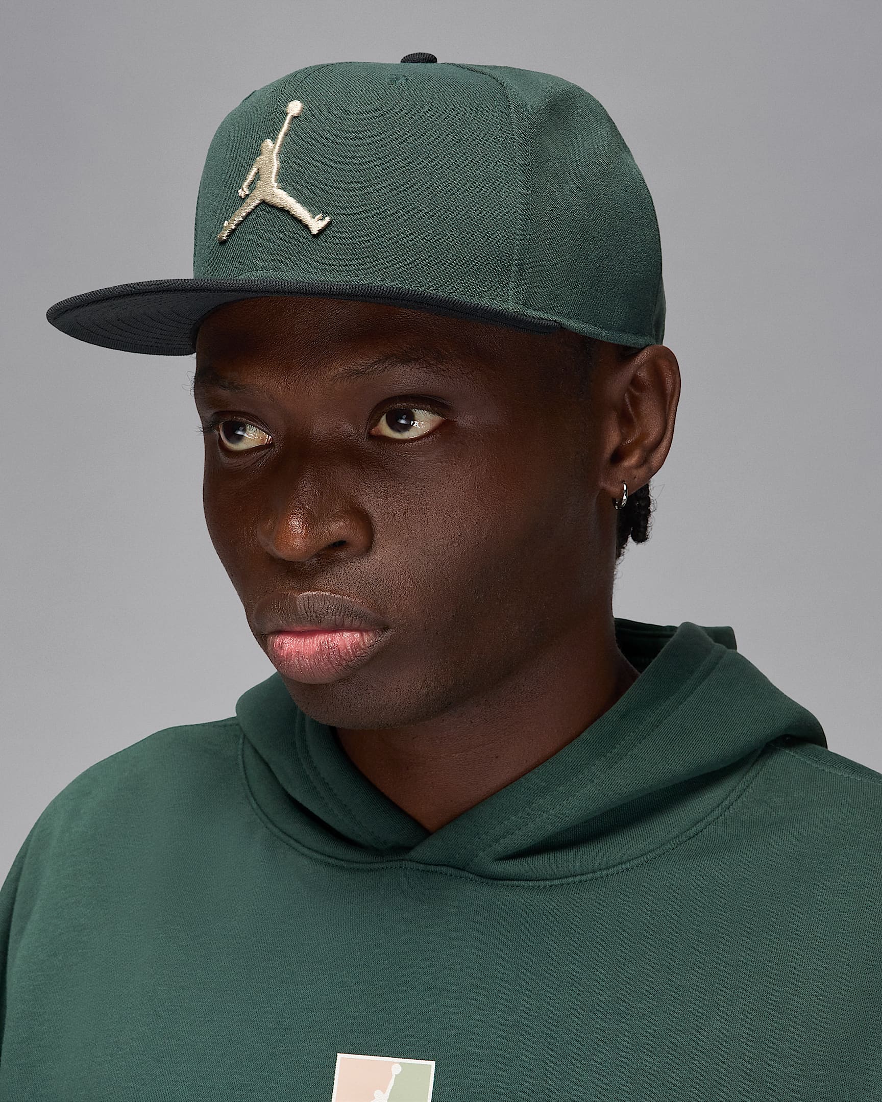 Jordan Jumpman Pro Adjustable Cap - Midnight Green/Black/Light Orewood Brown