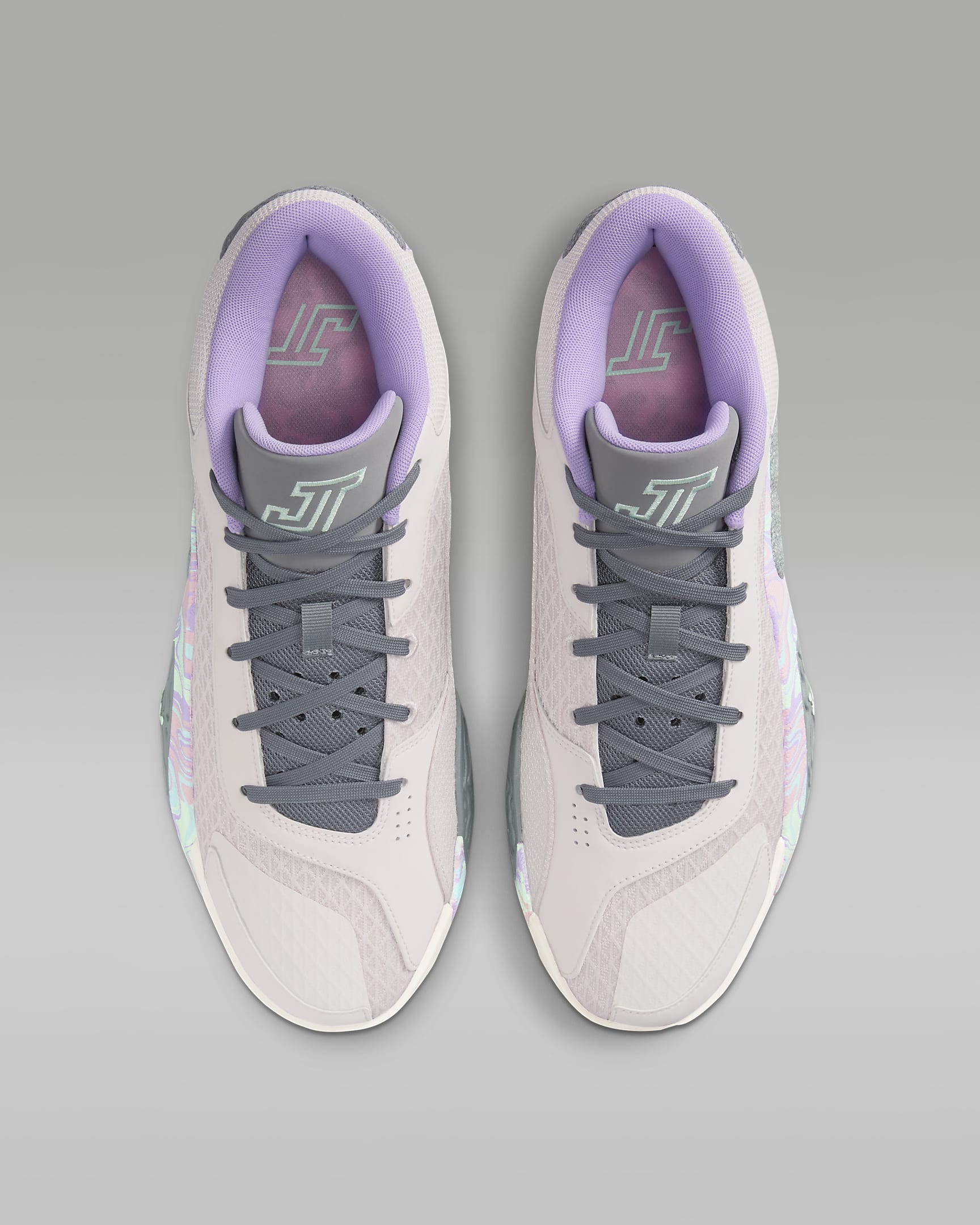 Tatum 2 'Sidewalk Chalk' PF Basketball Shoes - Light Soft Pink/Smoke/Lilac/Mint Foam