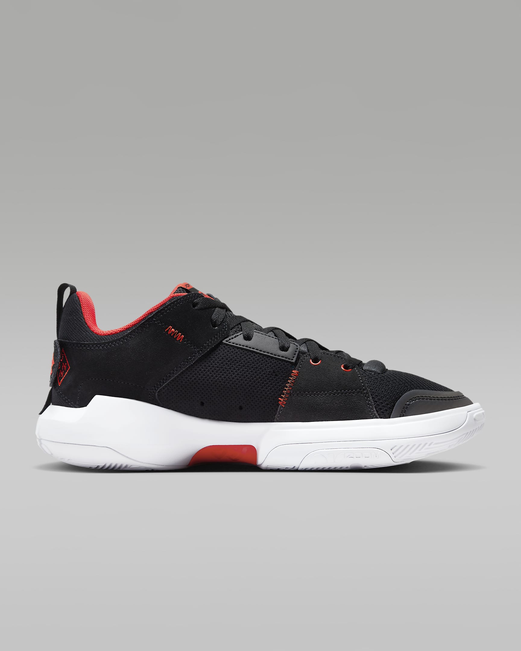 Jordan One Take 5 PF Men's Shoes - Black/White/Anthracite/Habanero Red