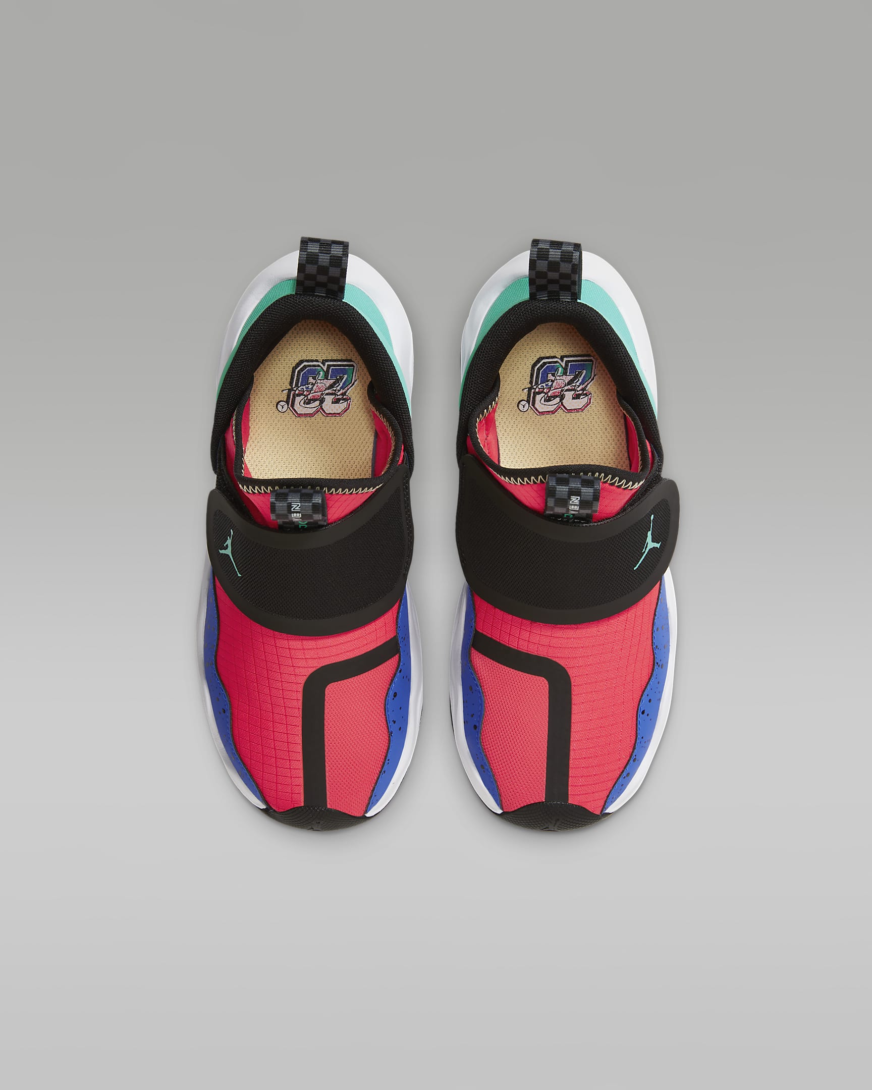 Jordan 23/7 Little Kids' Shoes - Black/Siren Red/Hyper Royal/Hyper Jade