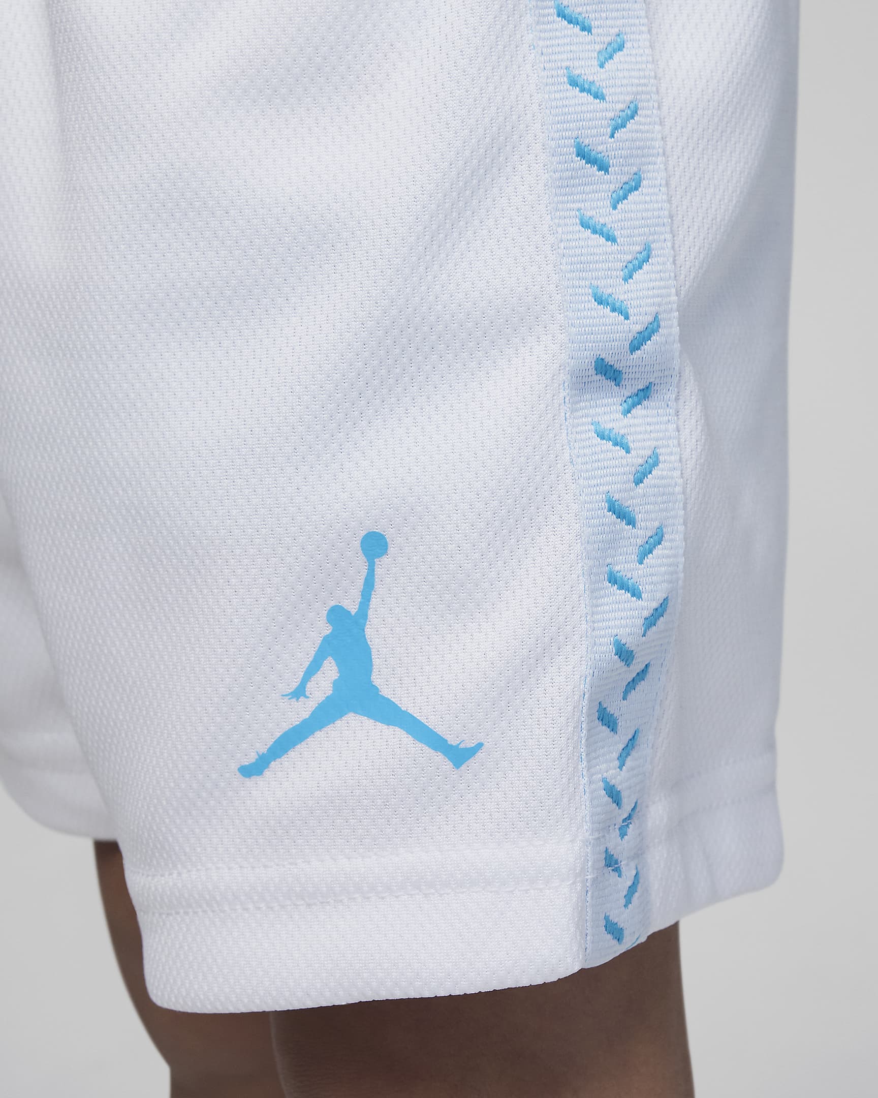 Conjunto de shorts de malla infantil Jordan MJ Flight MVP - Blanco