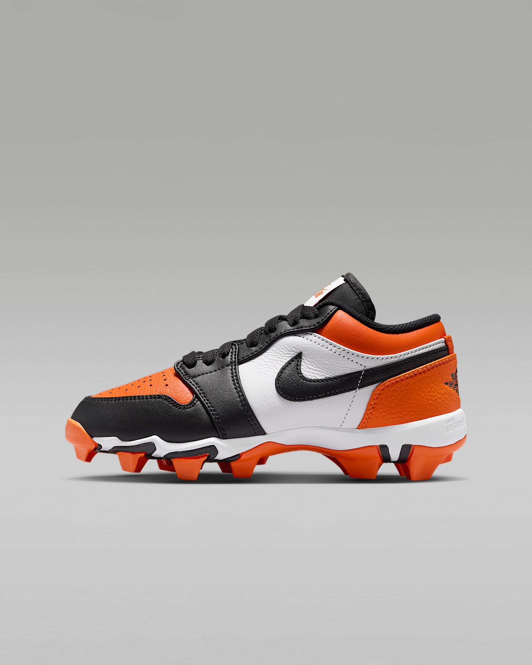 Jordan 1 Low Little/Big Kids' Cleats - Starfish/White/Black
