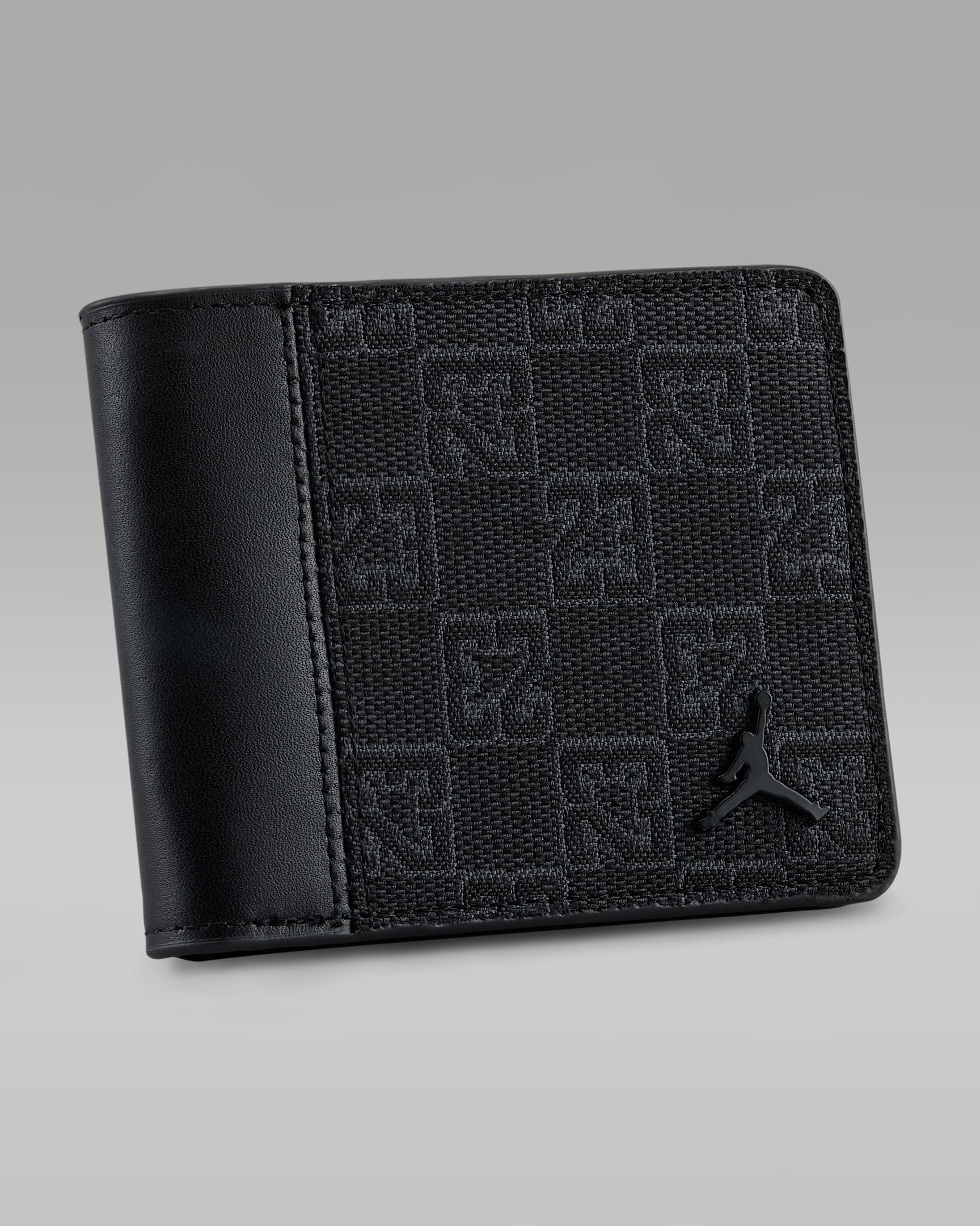 Cartera plegable con monograma Jordan para hombre - Negro