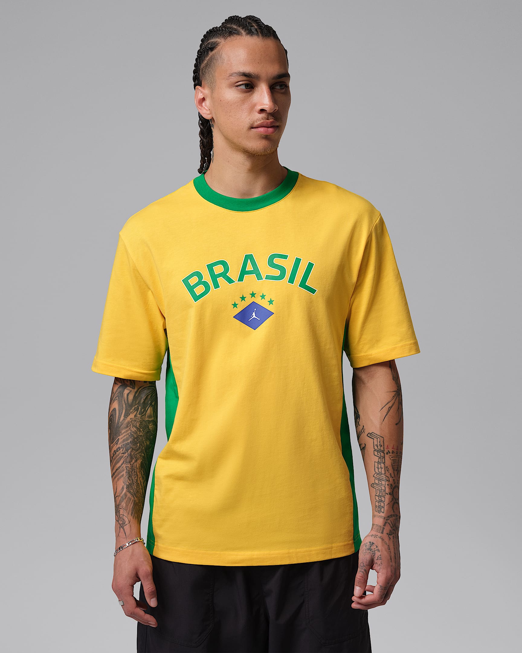 เสื้อยืดกราฟิกผู้ชาย Air Jordan 85 - Varsity Maize/Lucky Green