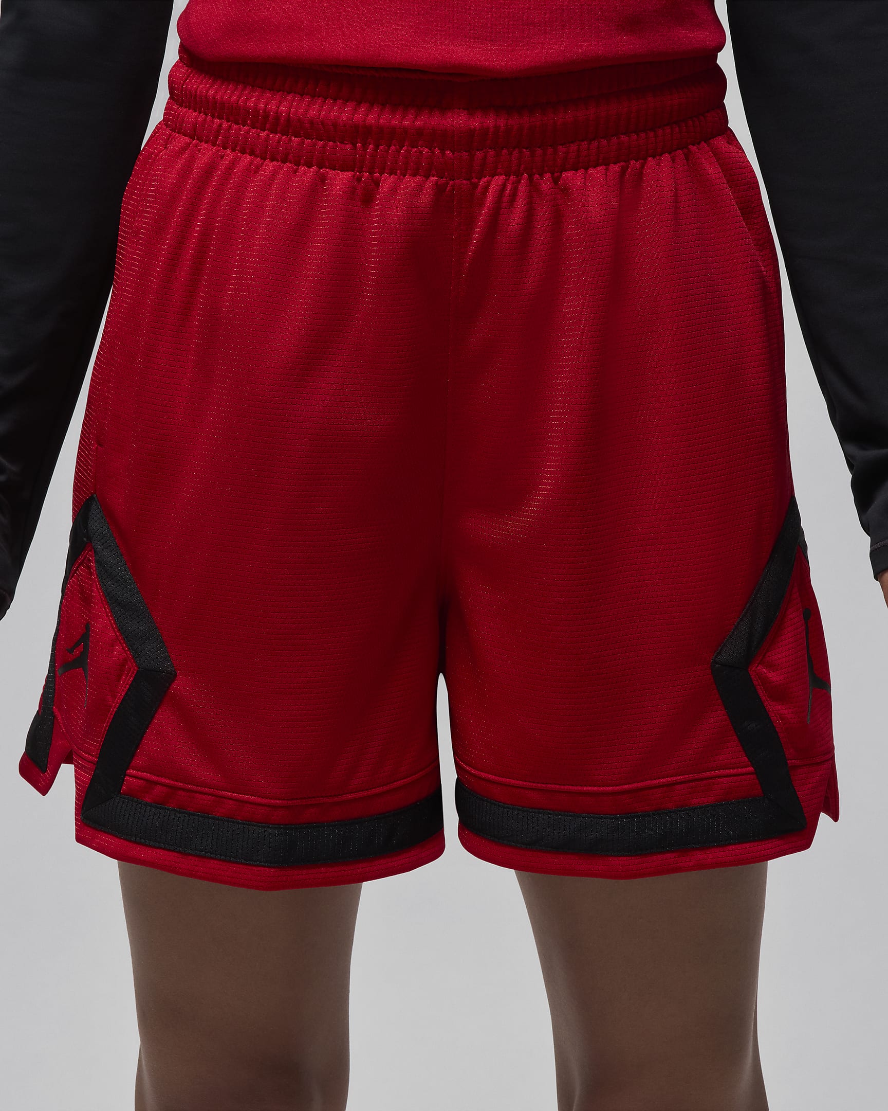 Jordan Sport Women's 10cm (approx.) Diamond Shorts - Gym Red/Gym Red/Black/Black