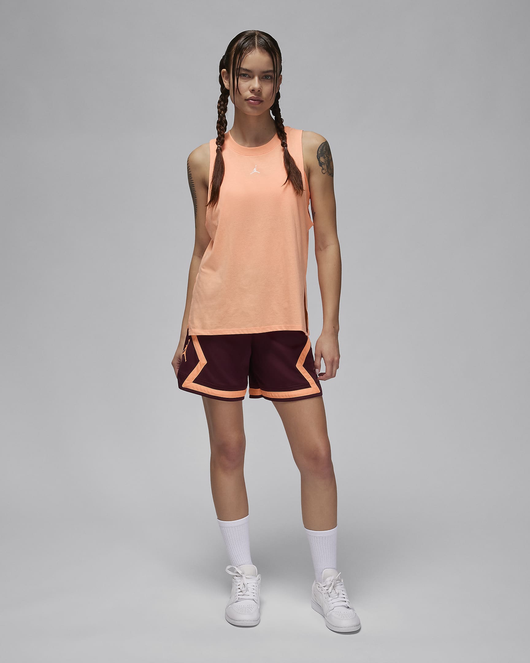 Canotta Diamond Jordan Sport – Donna - Orange Pulse