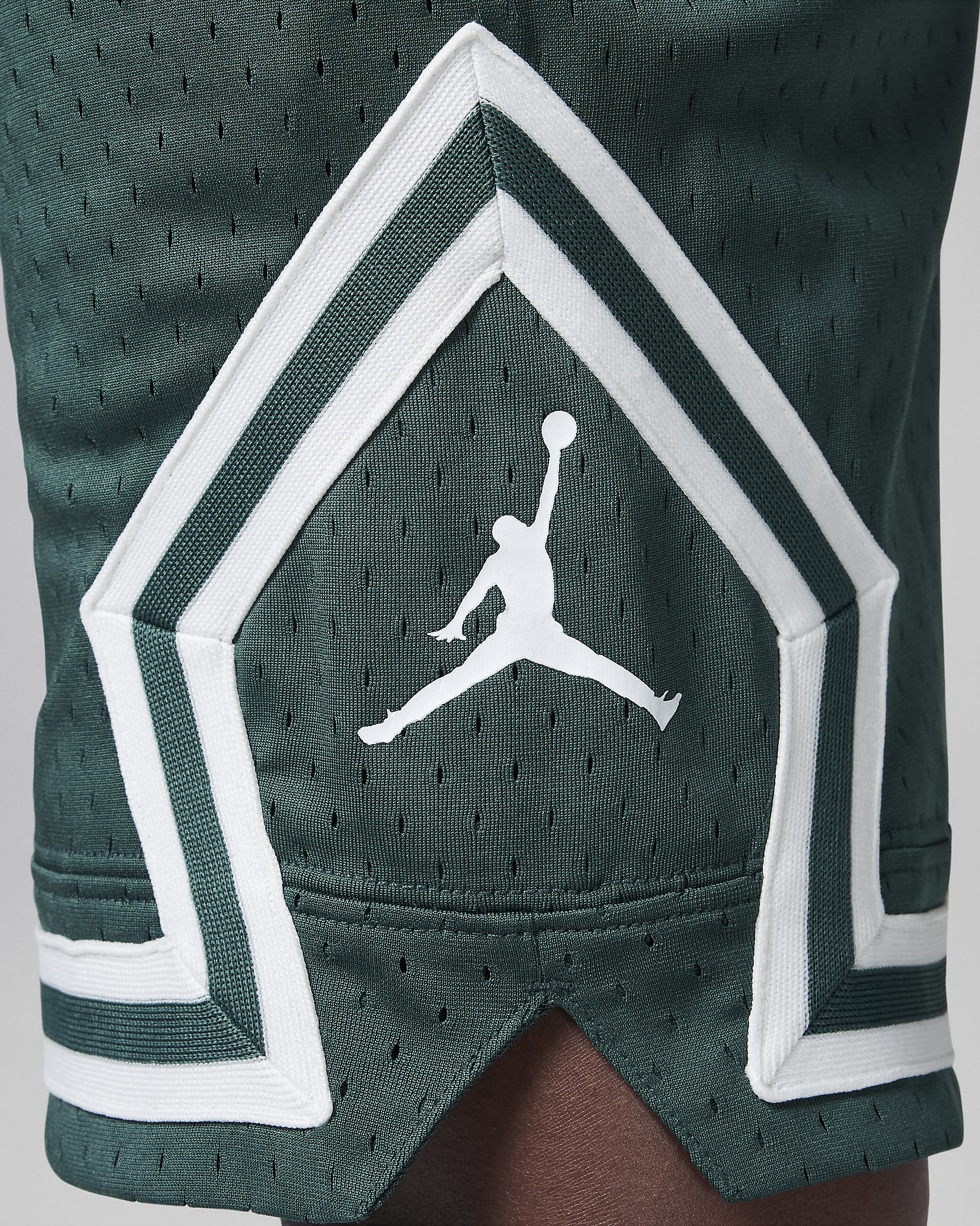 Σορτς με ρόμβους Dri-FIT Jordan Sport για μεγάλα παιδιά - Oxidized Green