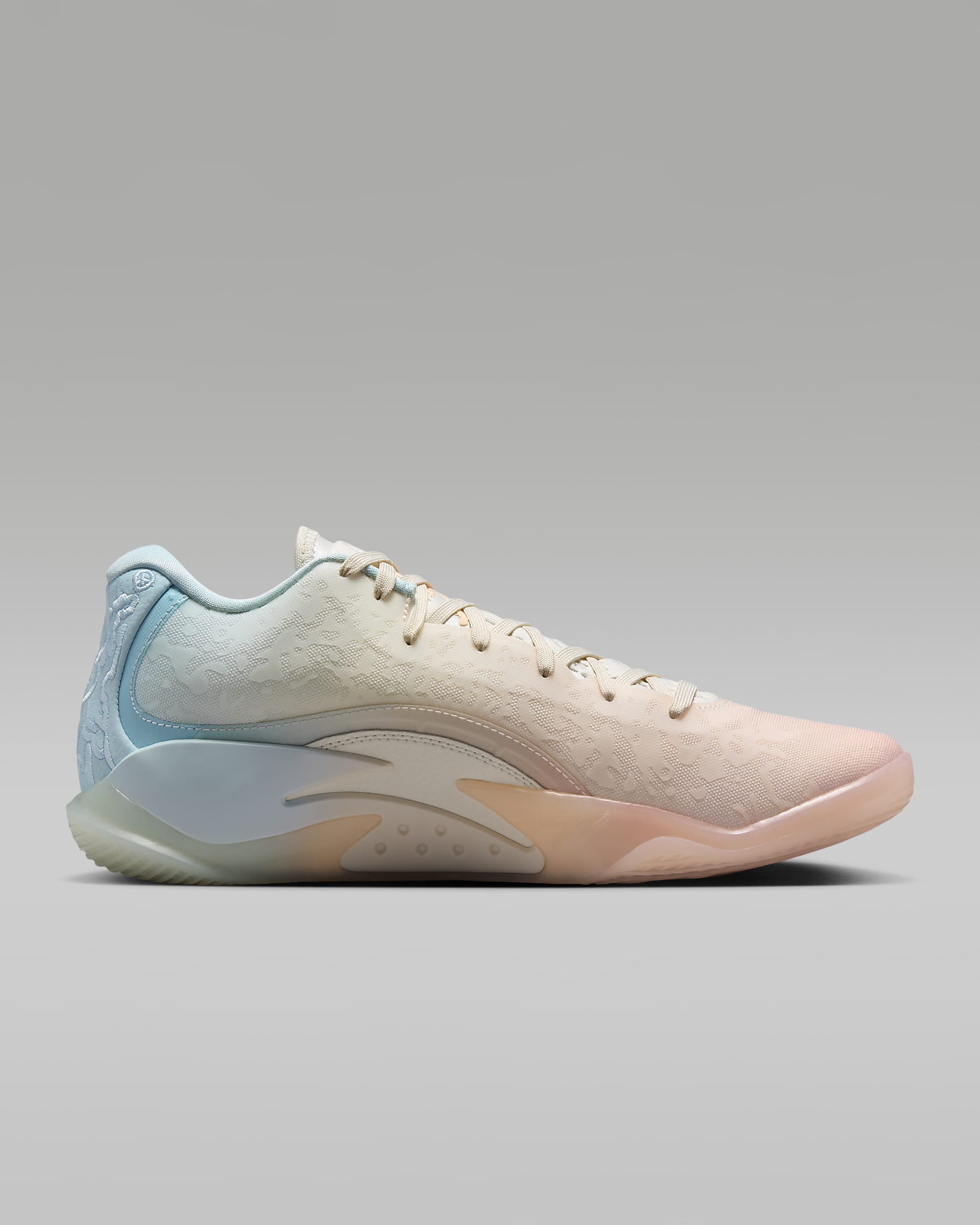 Zion 3 'Rising' PF Basketball Shoes - Bleached Coral/Pale Ivory/Glacier Blue/Crimson Tint