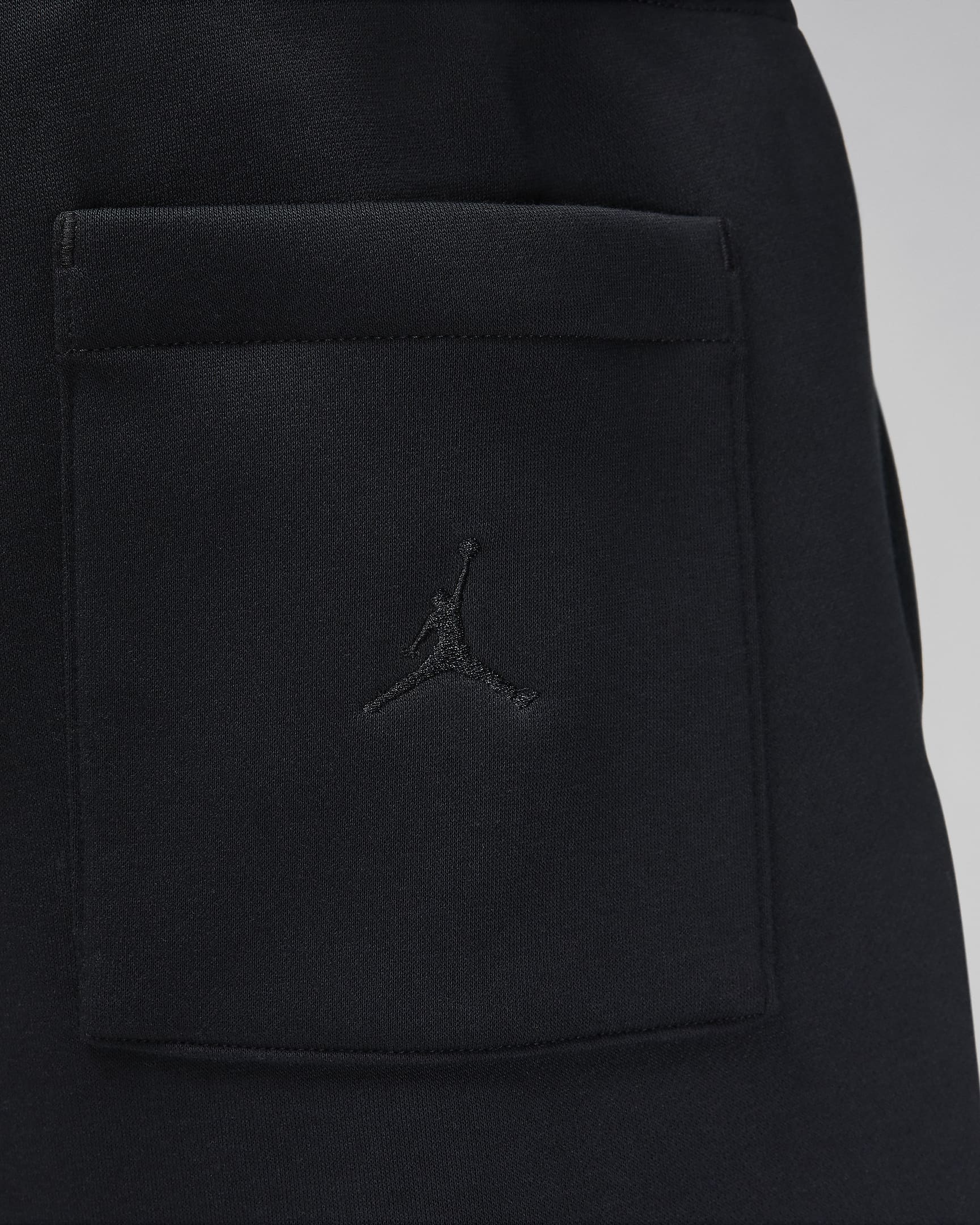 Jordan Brooklyn Fleece Men's Shorts - Black/White