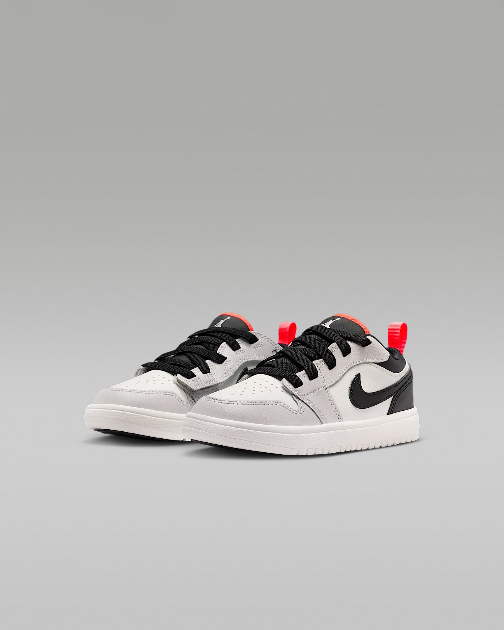 Jordan 1 低筒 Alt 小童鞋款 - 黑色/Summit White/Infrared 23/黑色
