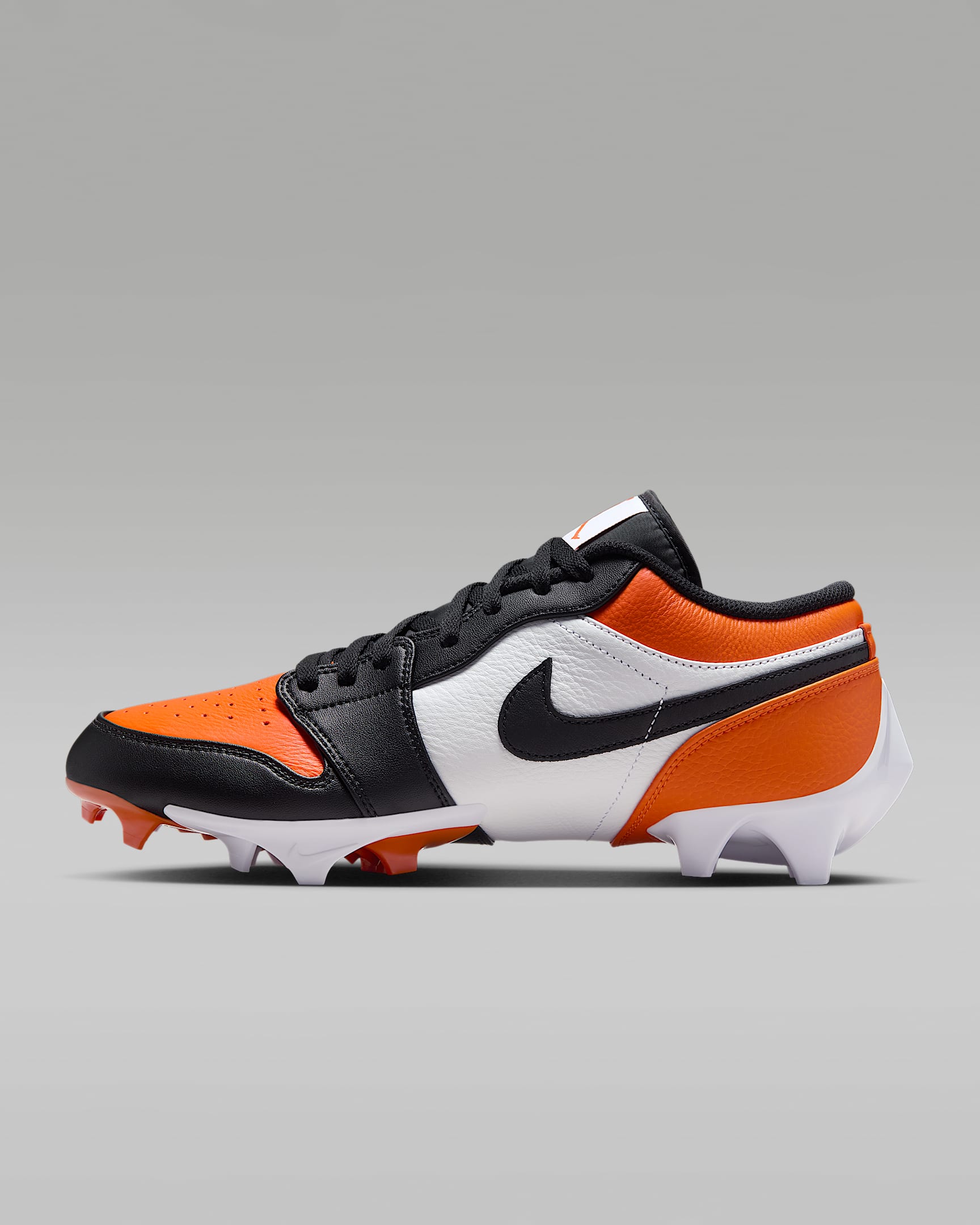 Jordan 1 Low TD Men's Football Cleat - Starfish/White/Black