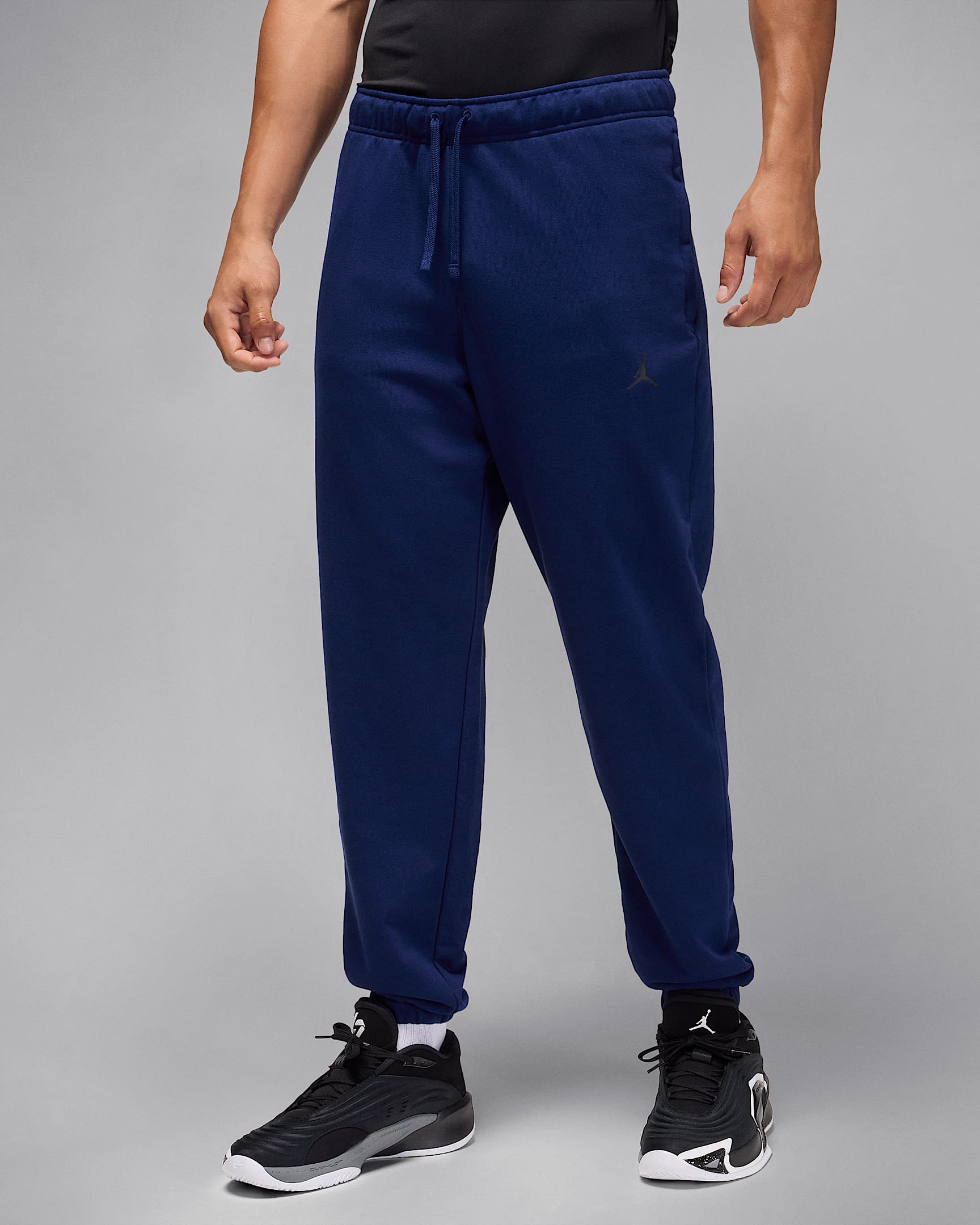 Jordan Sport Crossover Men's Dri-FIT Fleece Pants - Blue Void/Black