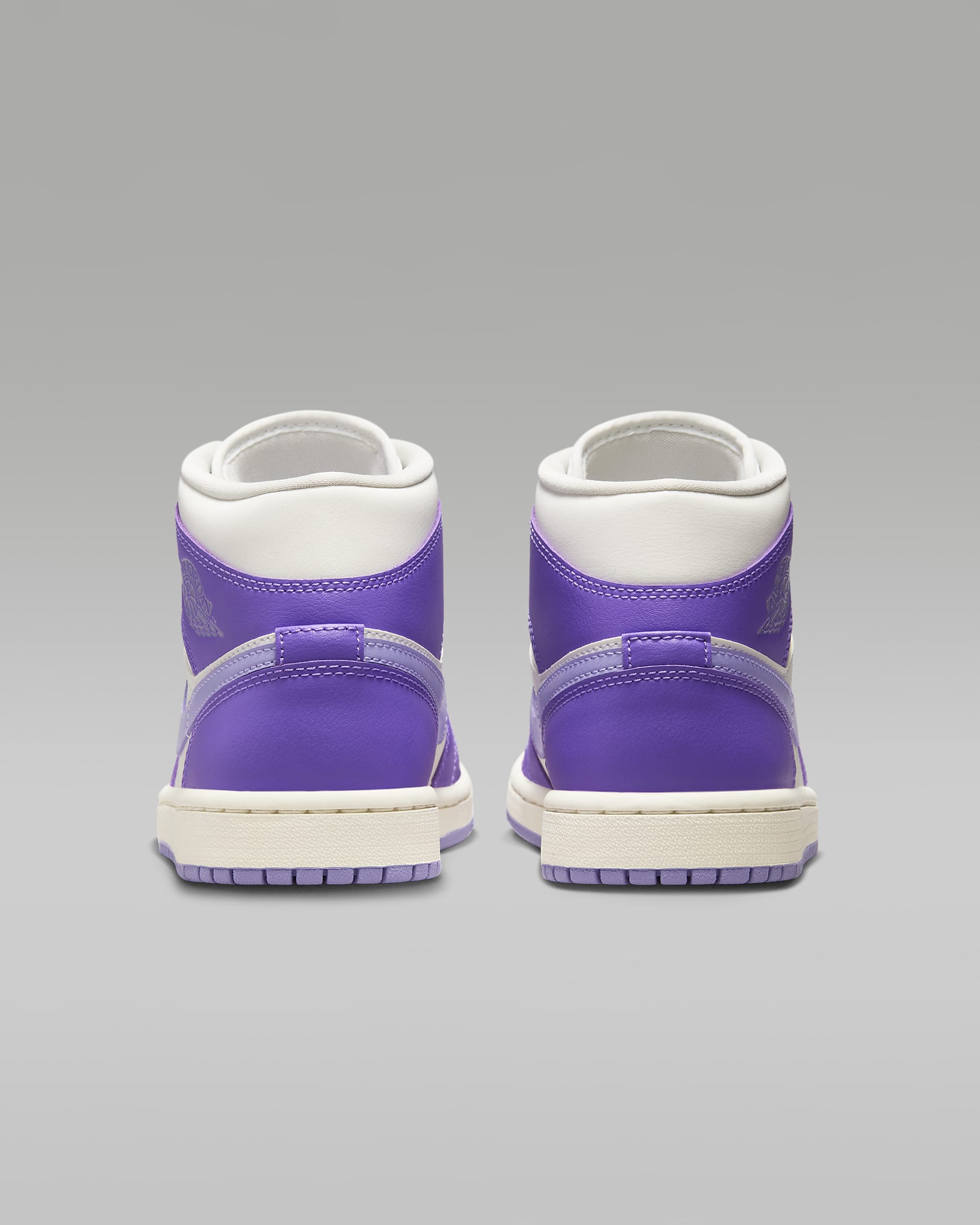 Air Jordan 1 Mid Women's Shoes - Action Grape/Sail/Sky J Light Purple