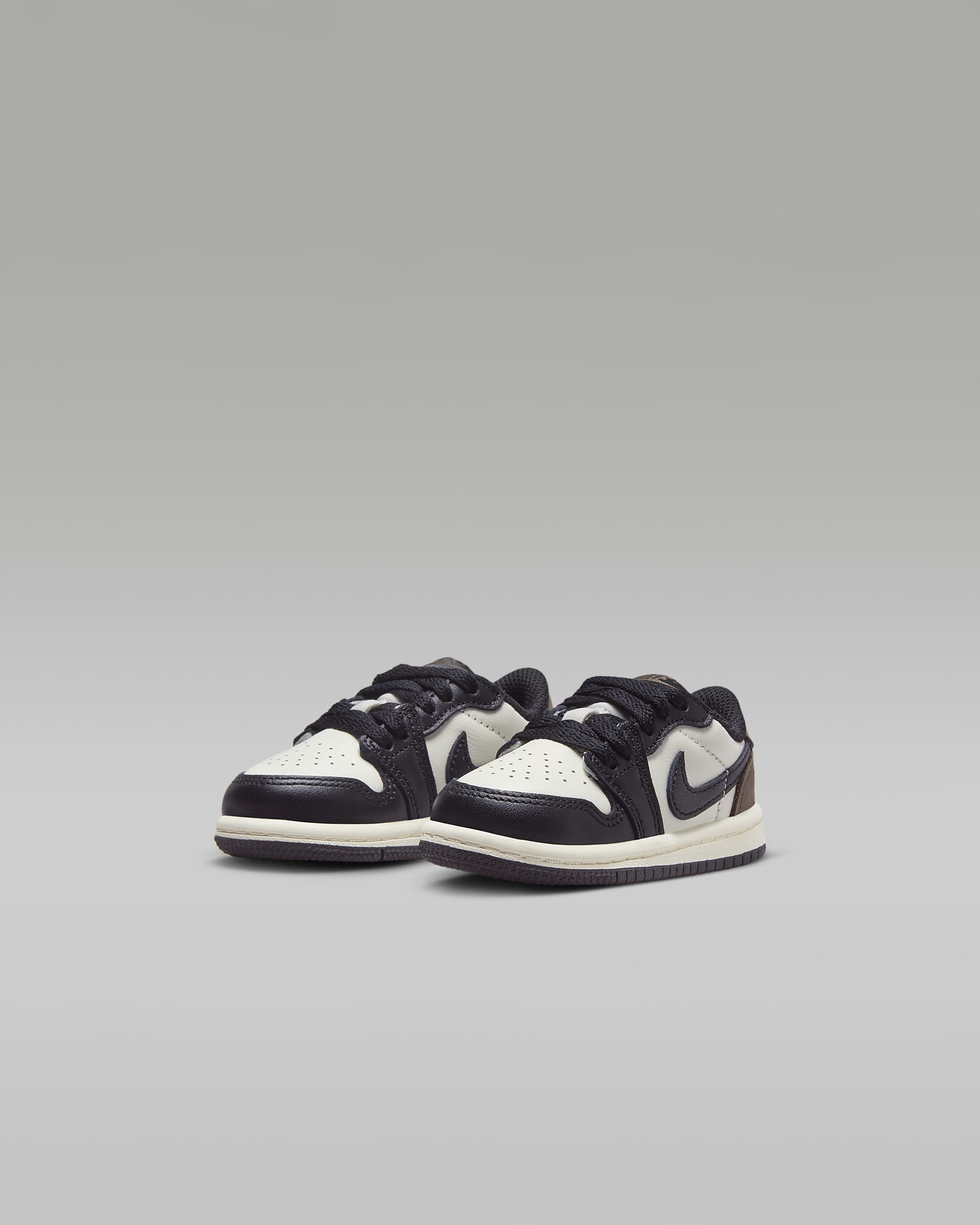 Jordan 1 Retro Low "Mocha" Baby/Toddler Shoes - Sail/Dark Mocha/Black