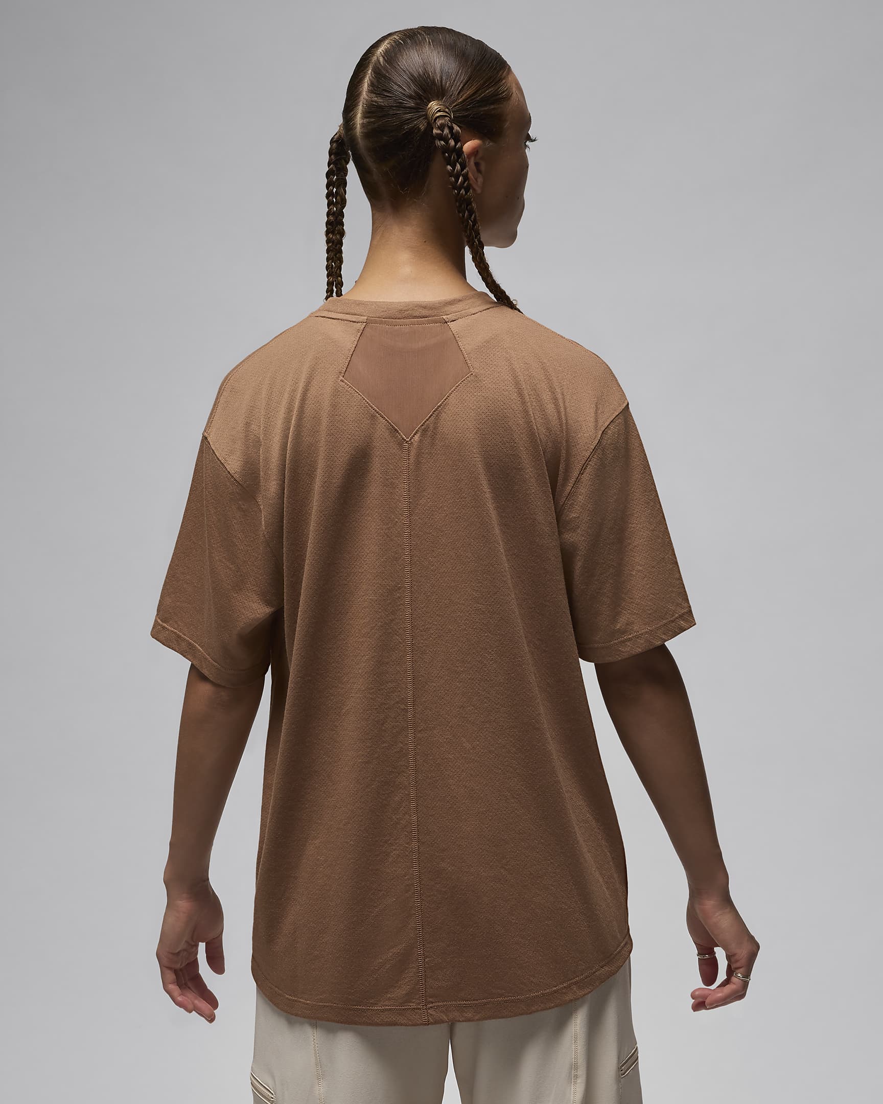 Jordan Sport Diamond Kurzarmshirt für Damen - Archaeo Brown