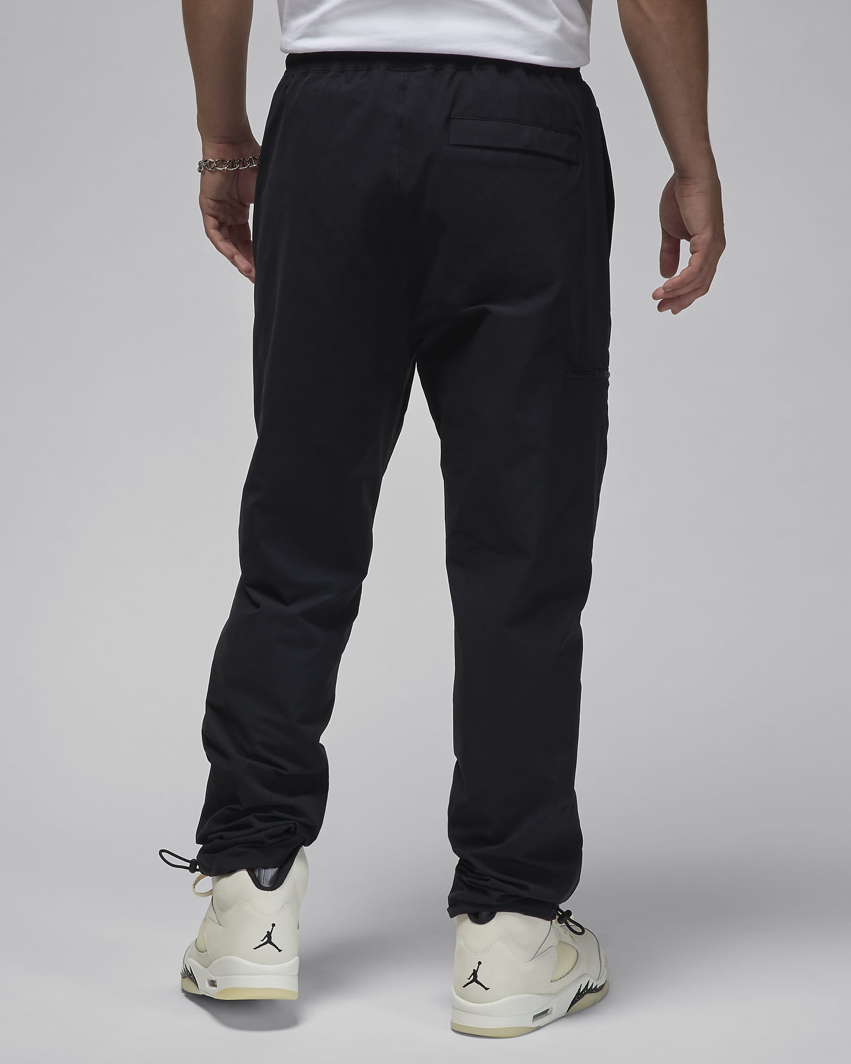 Pantalon tissé Jordan Essential pour Homme - Noir/Blanc