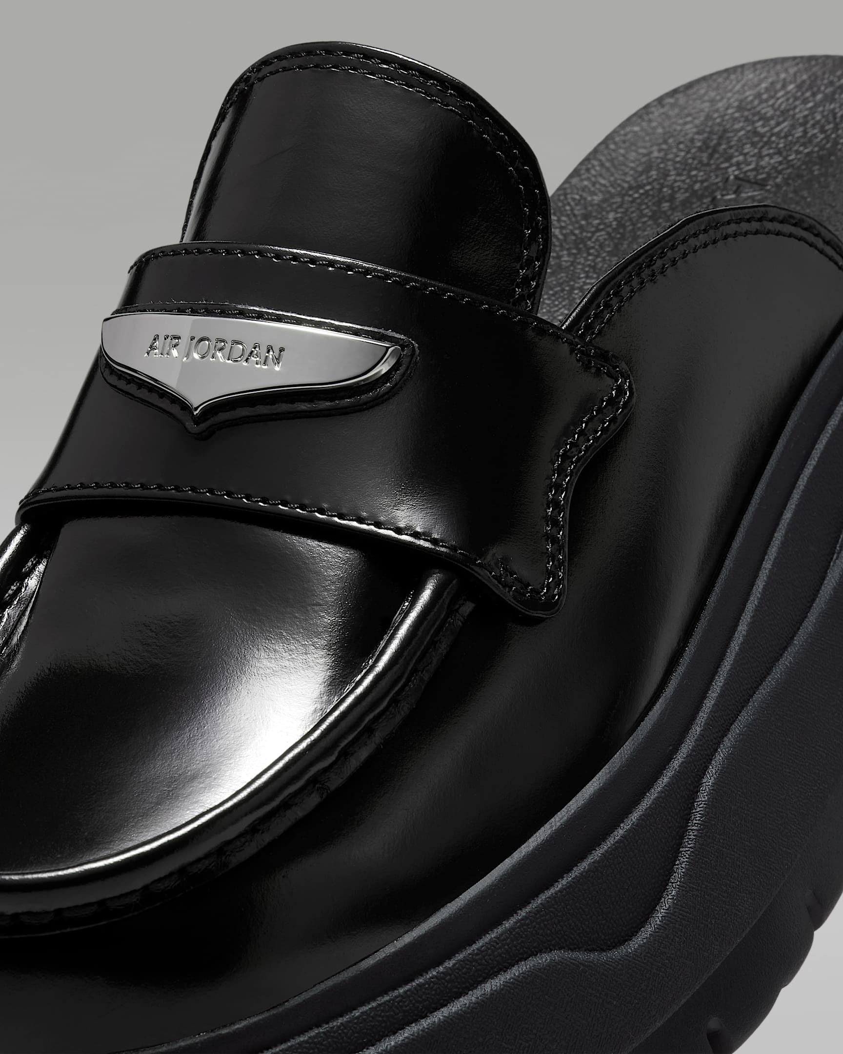 Air Jordan Mule Women's Shoes - Black/Metallic Silver