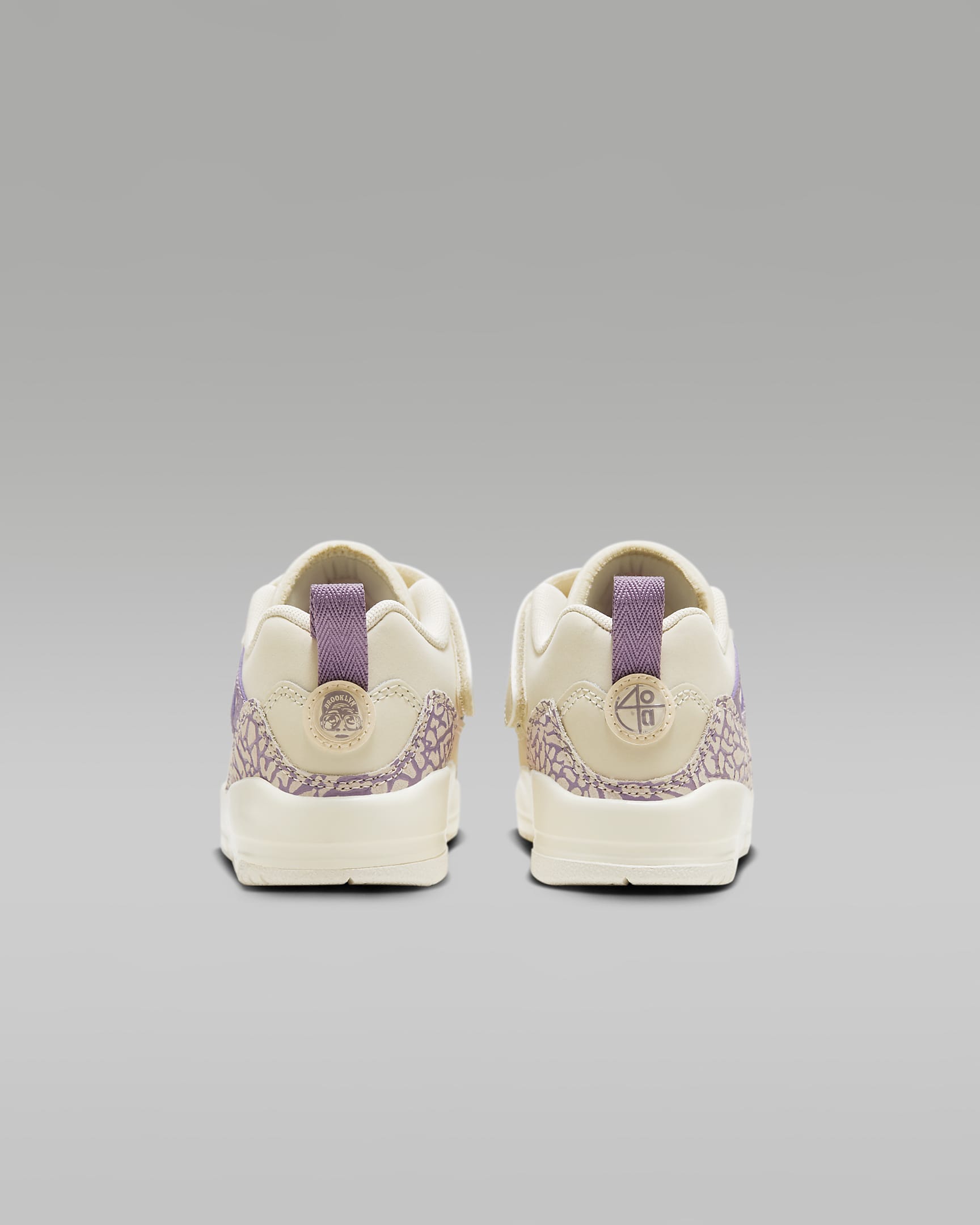 Jordan Spizike Low Younger Kids' Shoes - Legend Light Brown/Violet Dust/Sail/Crimson Tint