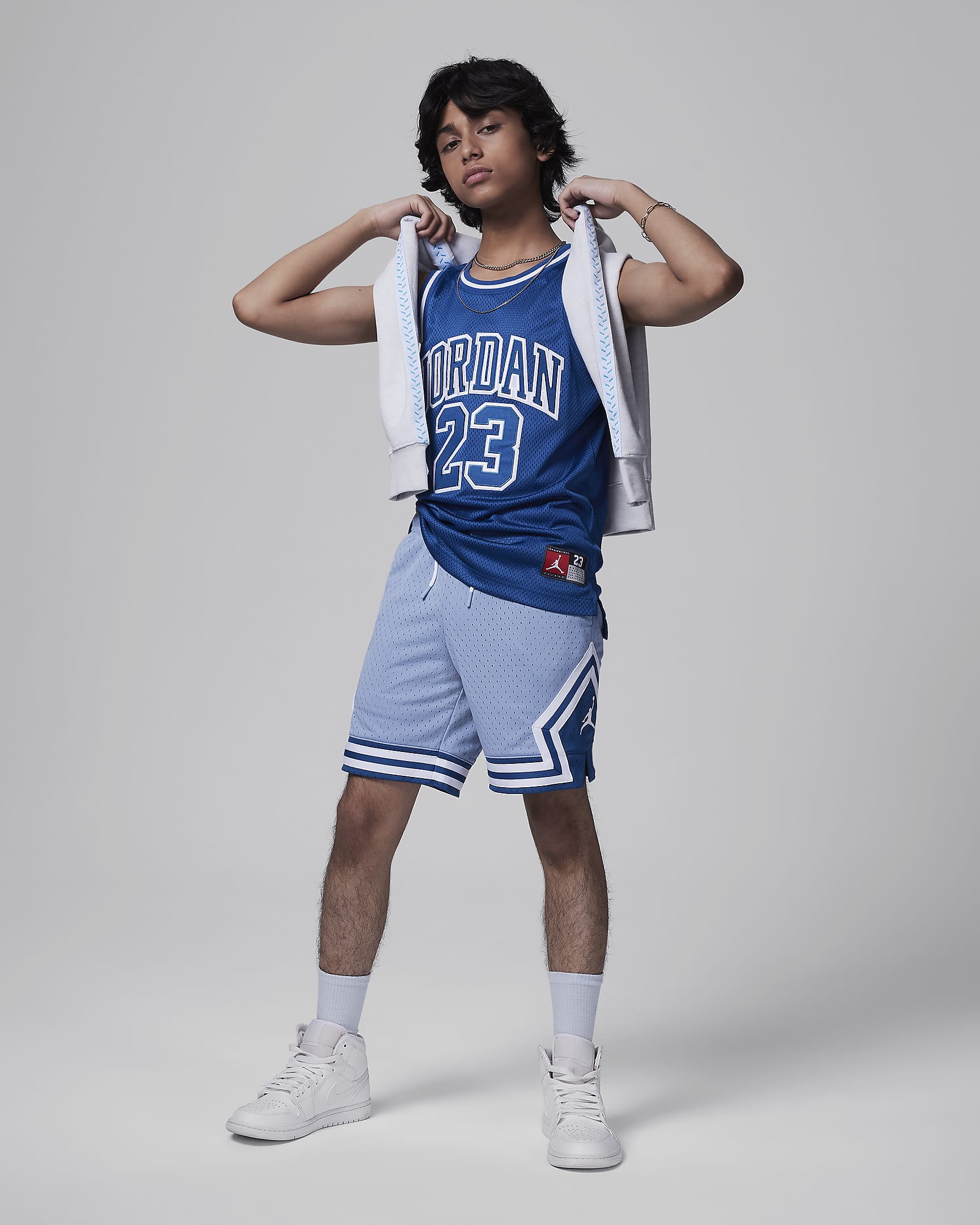 Μπλούζα Jordan 23 Jersey για μεγάλα παιδιά - Industrial Blue