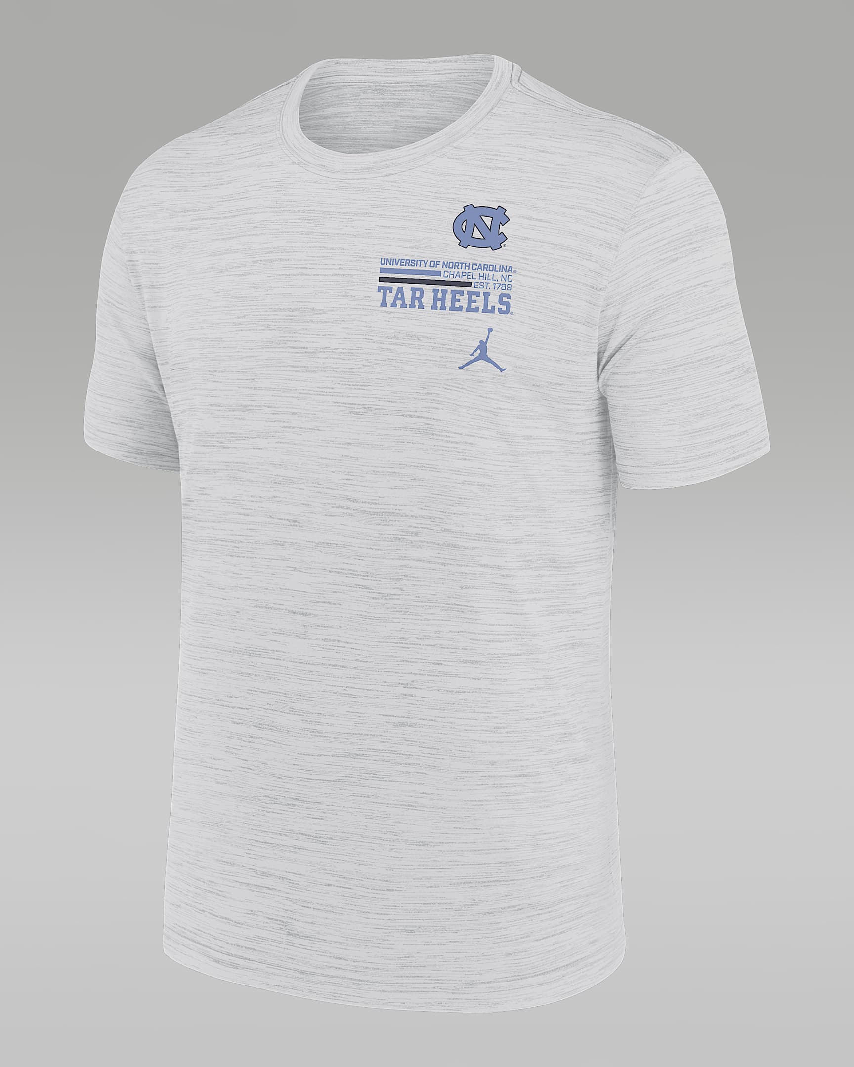 North Carolina Campus Chest Stack Velocity Men's Nike Dri-FIT College T-Shirt - White
