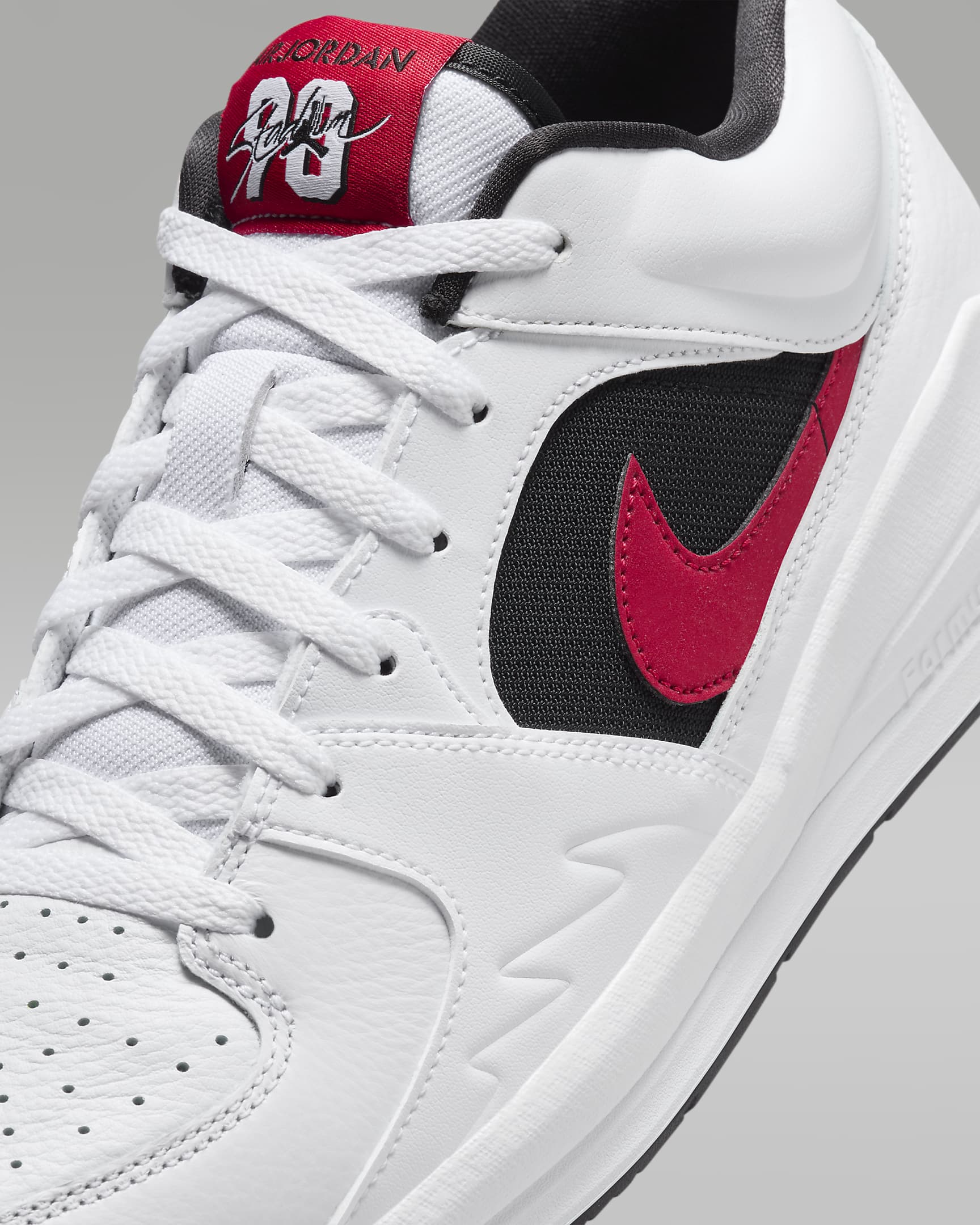 Jordan Stadium 90 Men's Shoes - White/Black/Gym Red