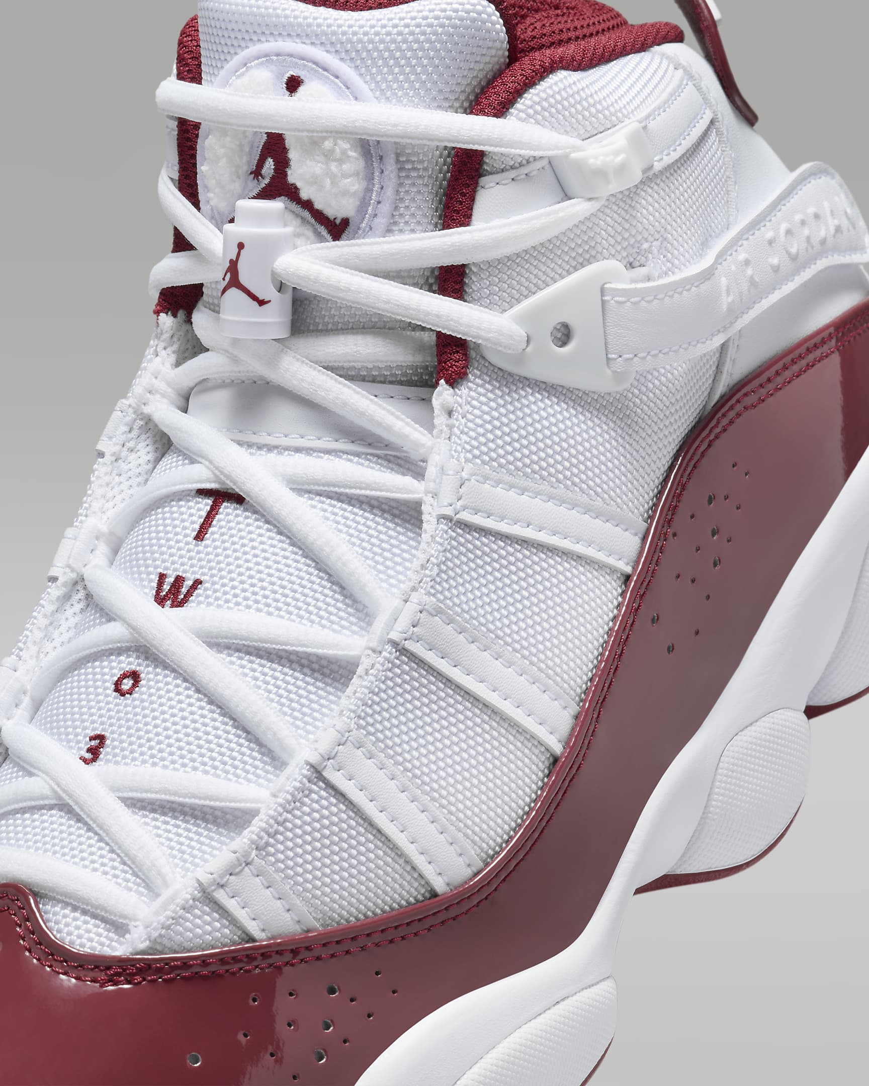 Tenis para hombre Jordan 6 Rings - Blanco/Rojo team