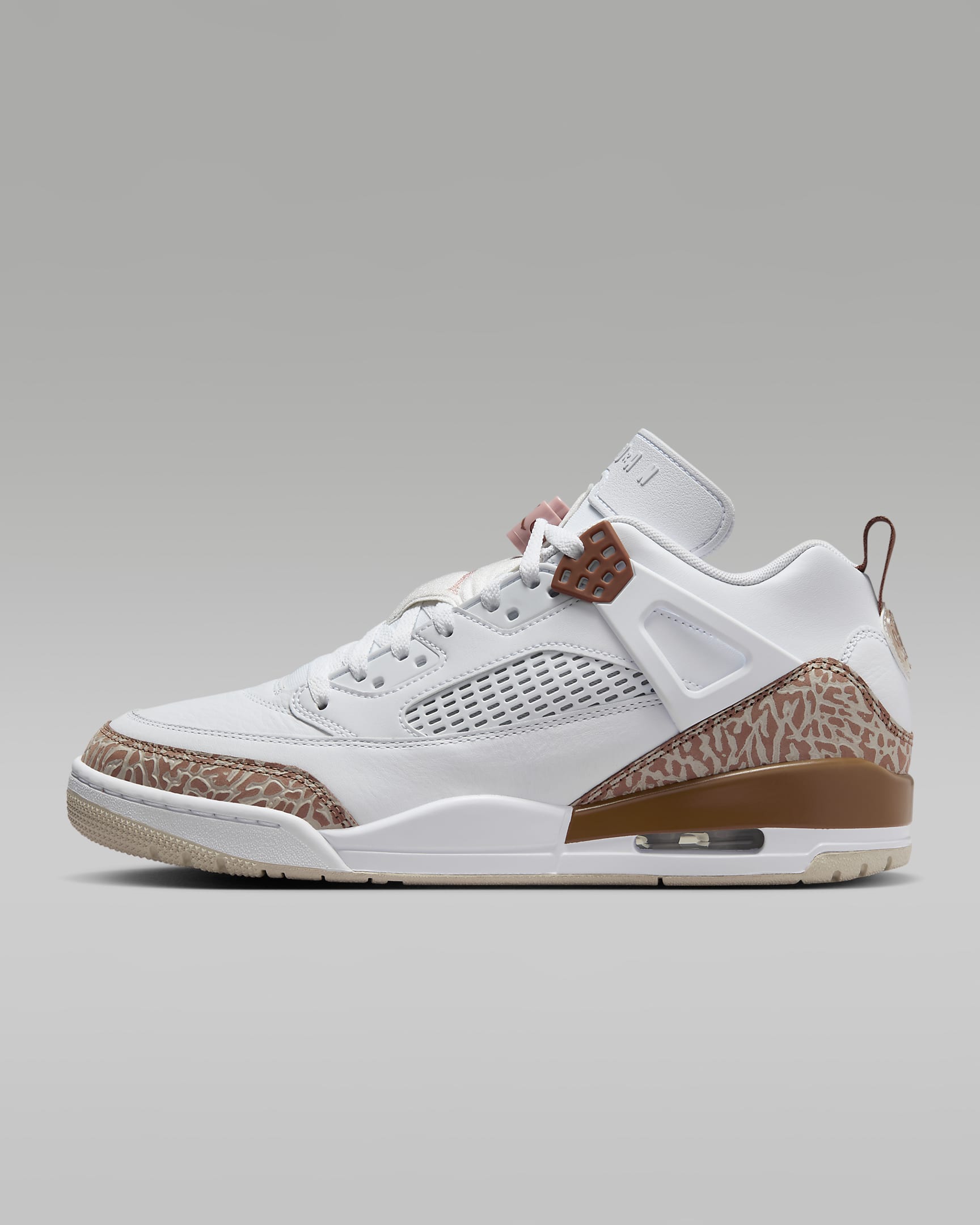 Jordan Spizike Low Men's Shoes - White/Archaeo Brown/Light Bone/Pink Oxford