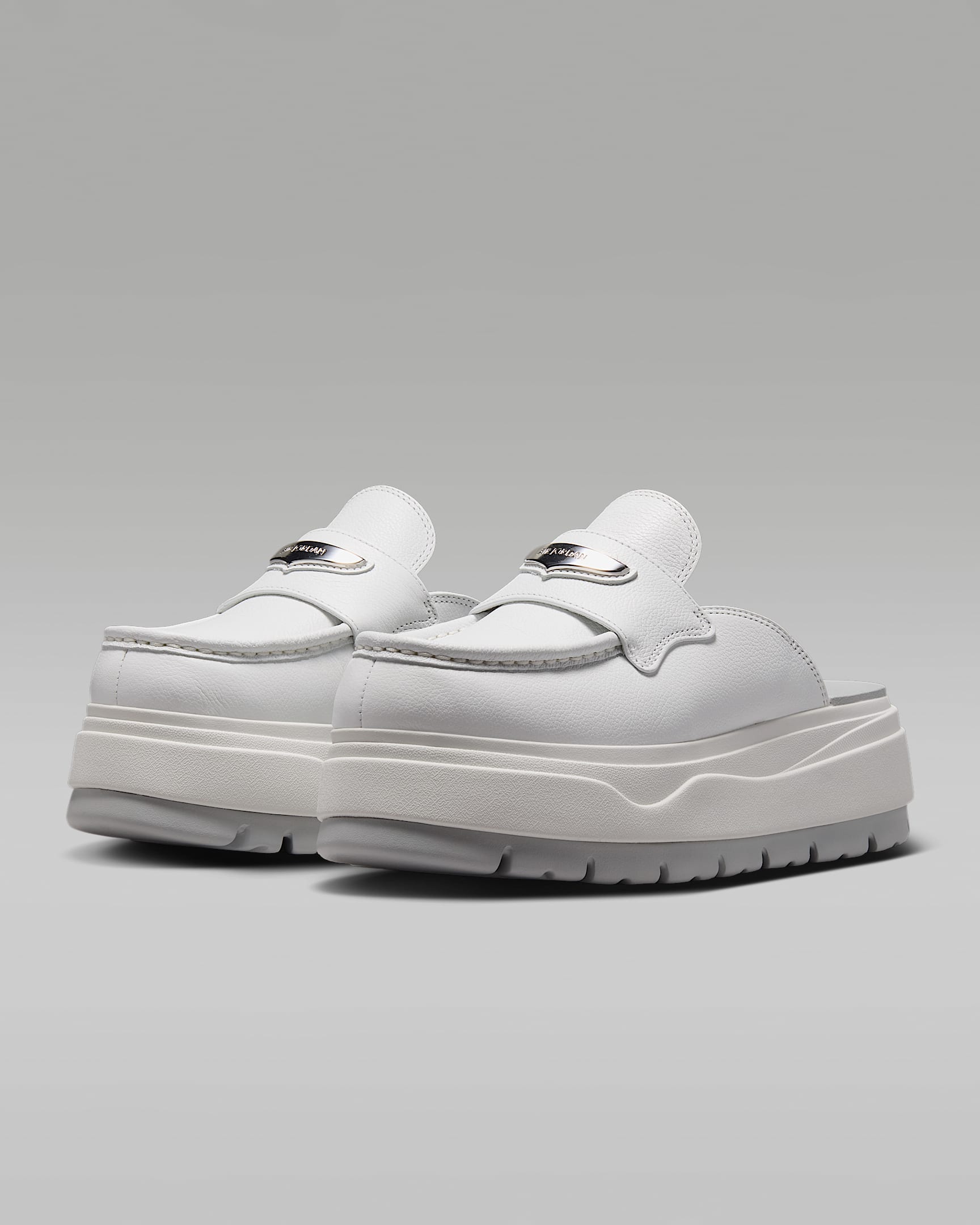 Air Jordan Mule Women's Shoes - Summit White/Vast Grey/Metallic Silver
