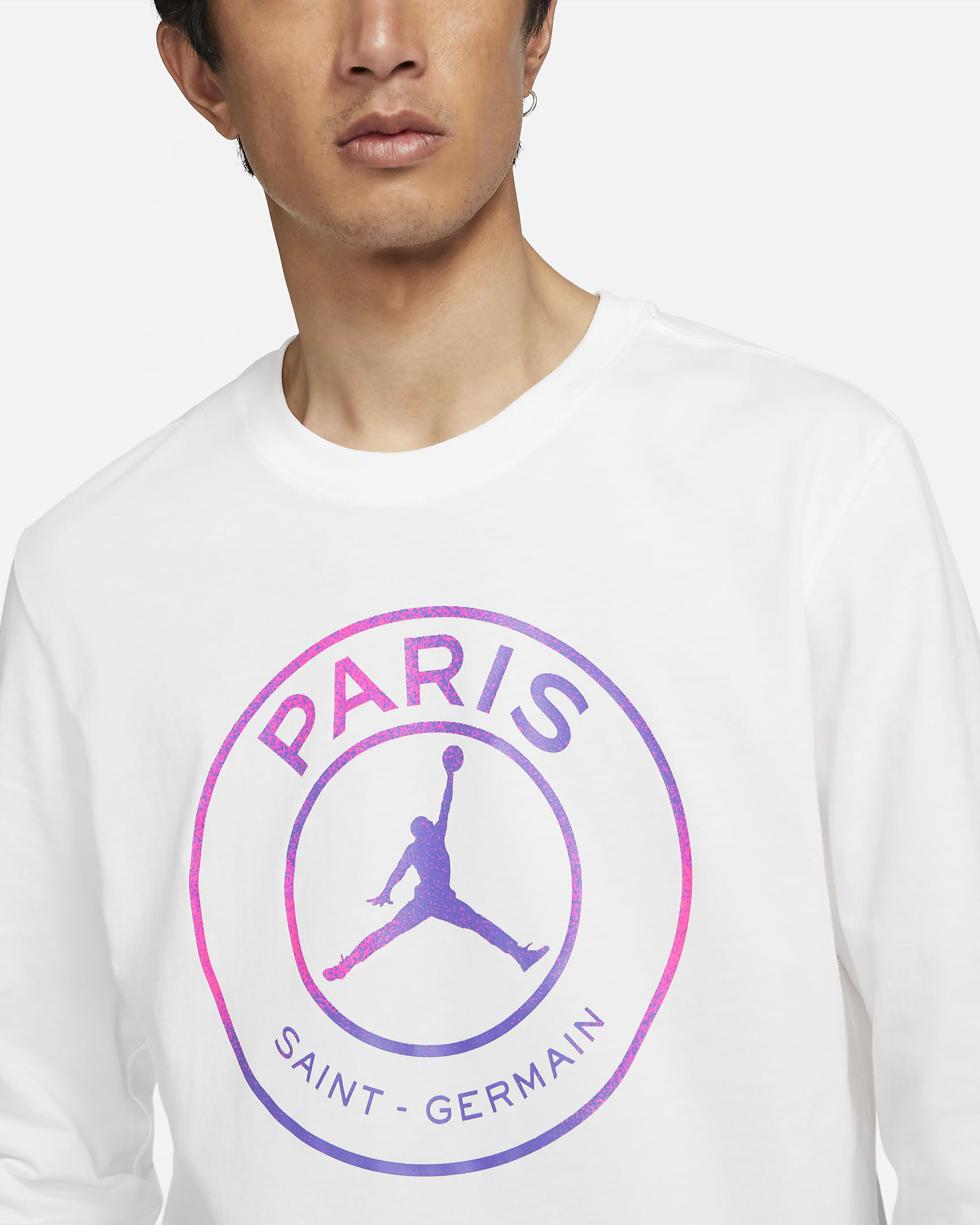 Paris Saint-Germain Men's Long-Sleeve T-Shirt - White