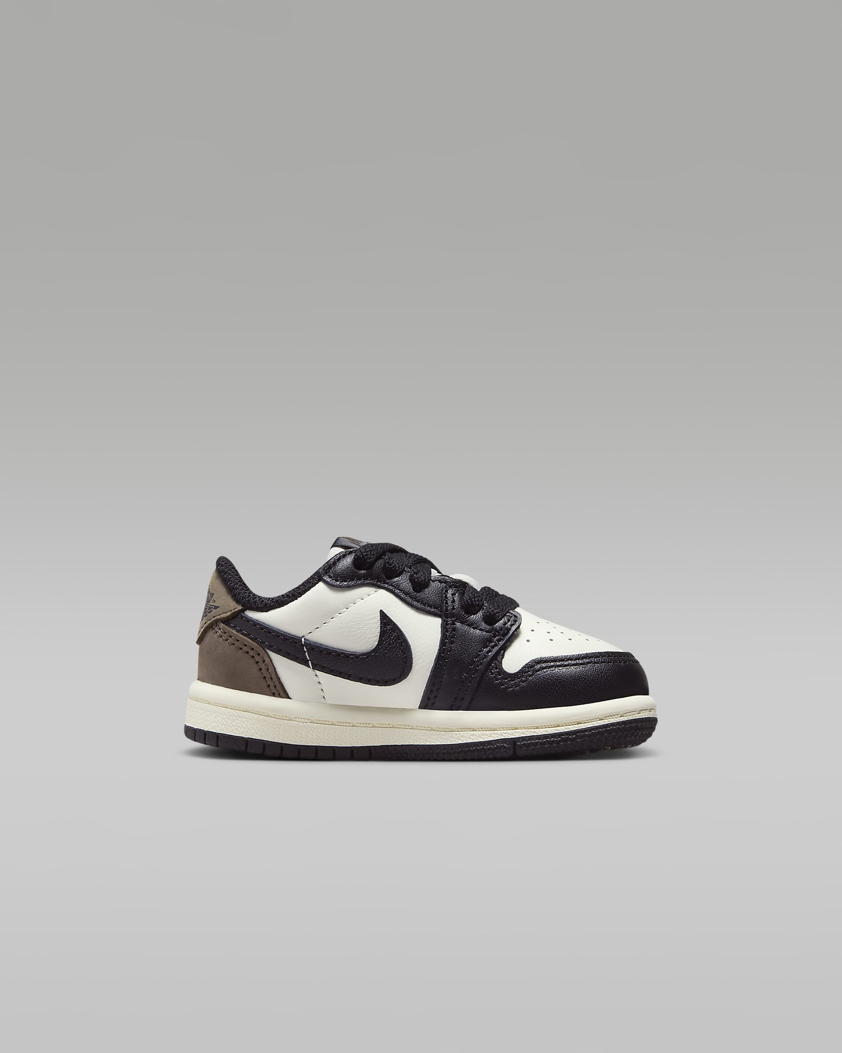 Jordan 1 Retro Low "Mocha" Baby/Toddler Shoes - Sail/Dark Mocha/Black