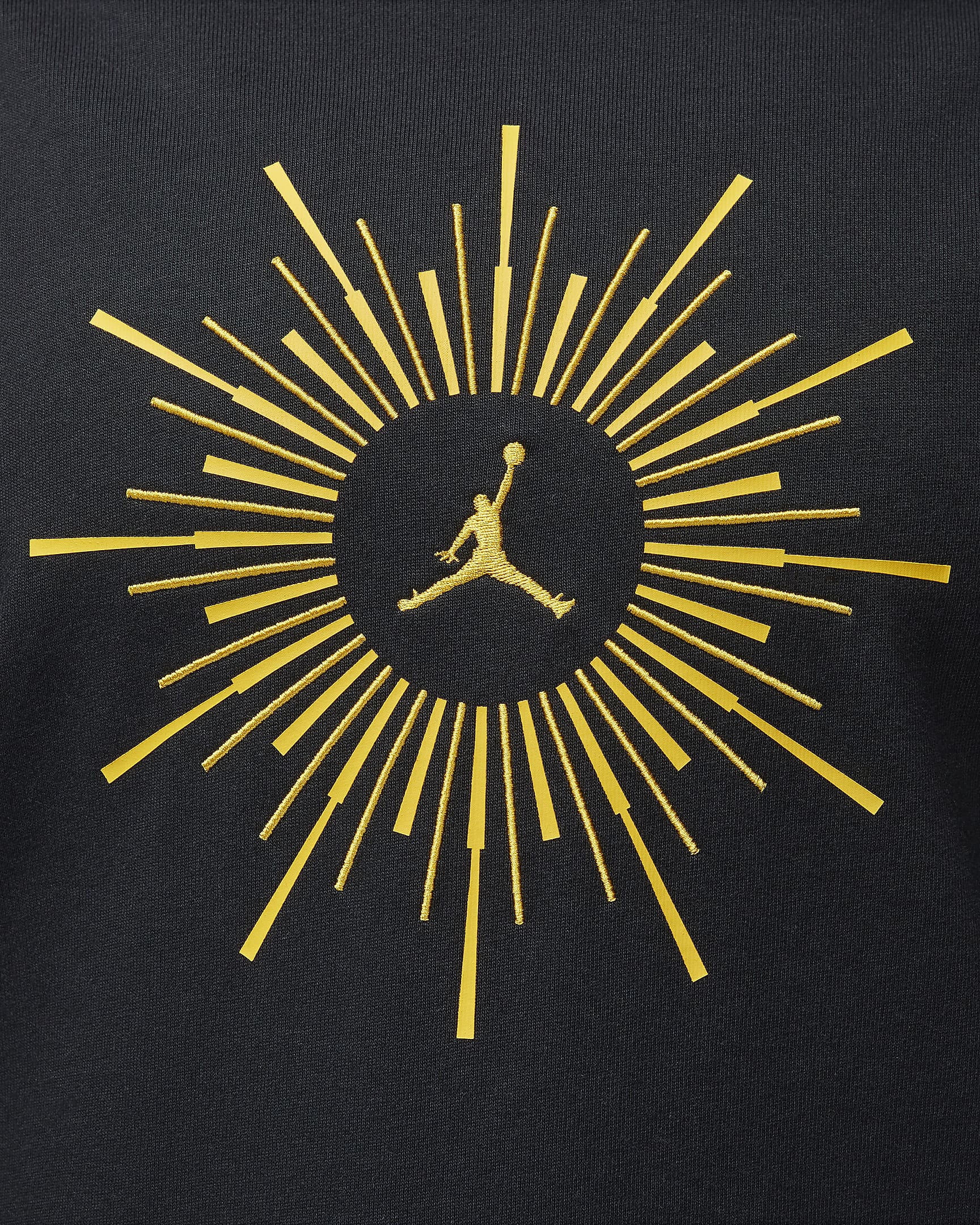 Jordan Flight Women's Oversized Long-Sleeve T-Shirt - Black/Yellow Ochre