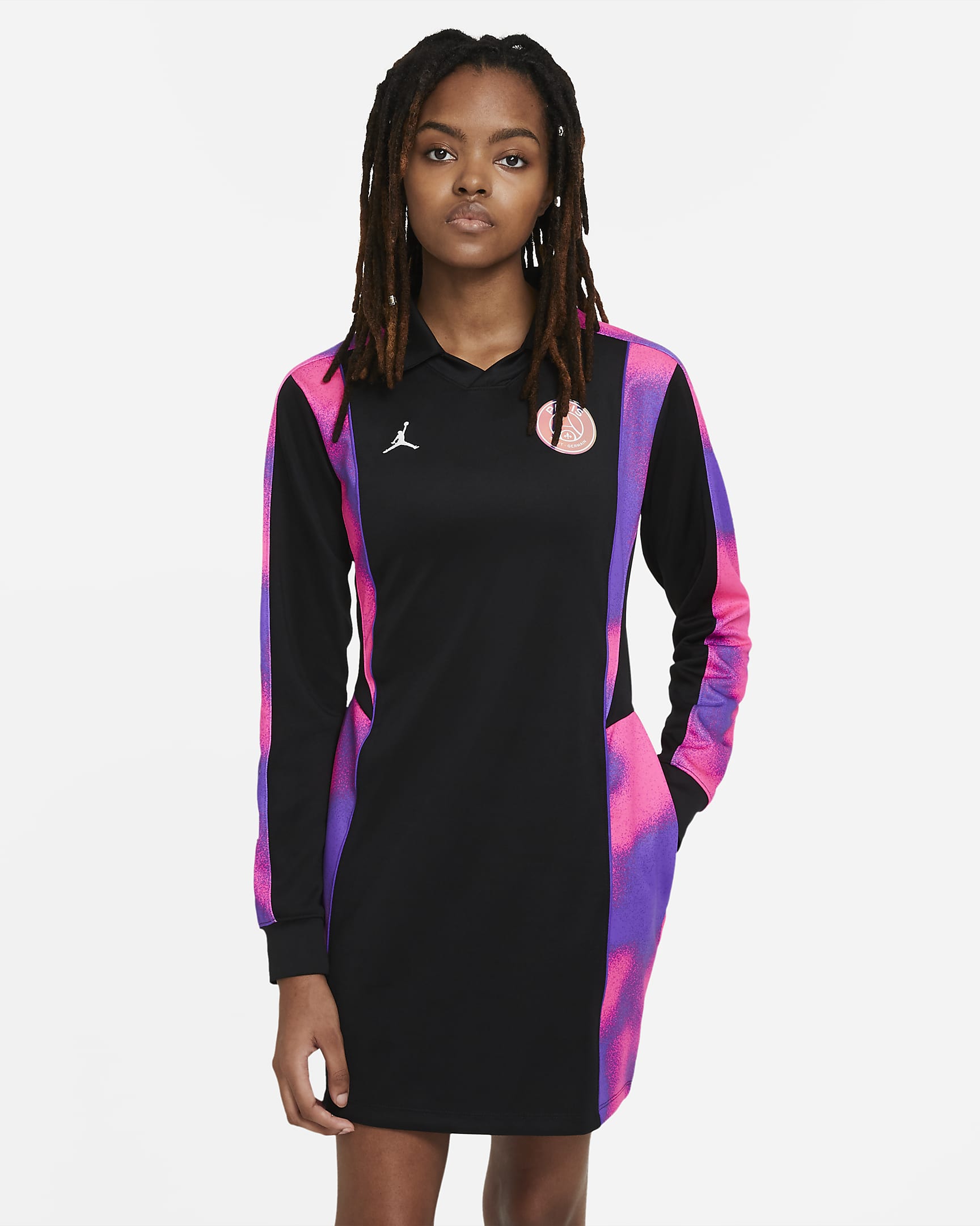 Robe en jersey Paris Saint-Germain pour Femme - Noir