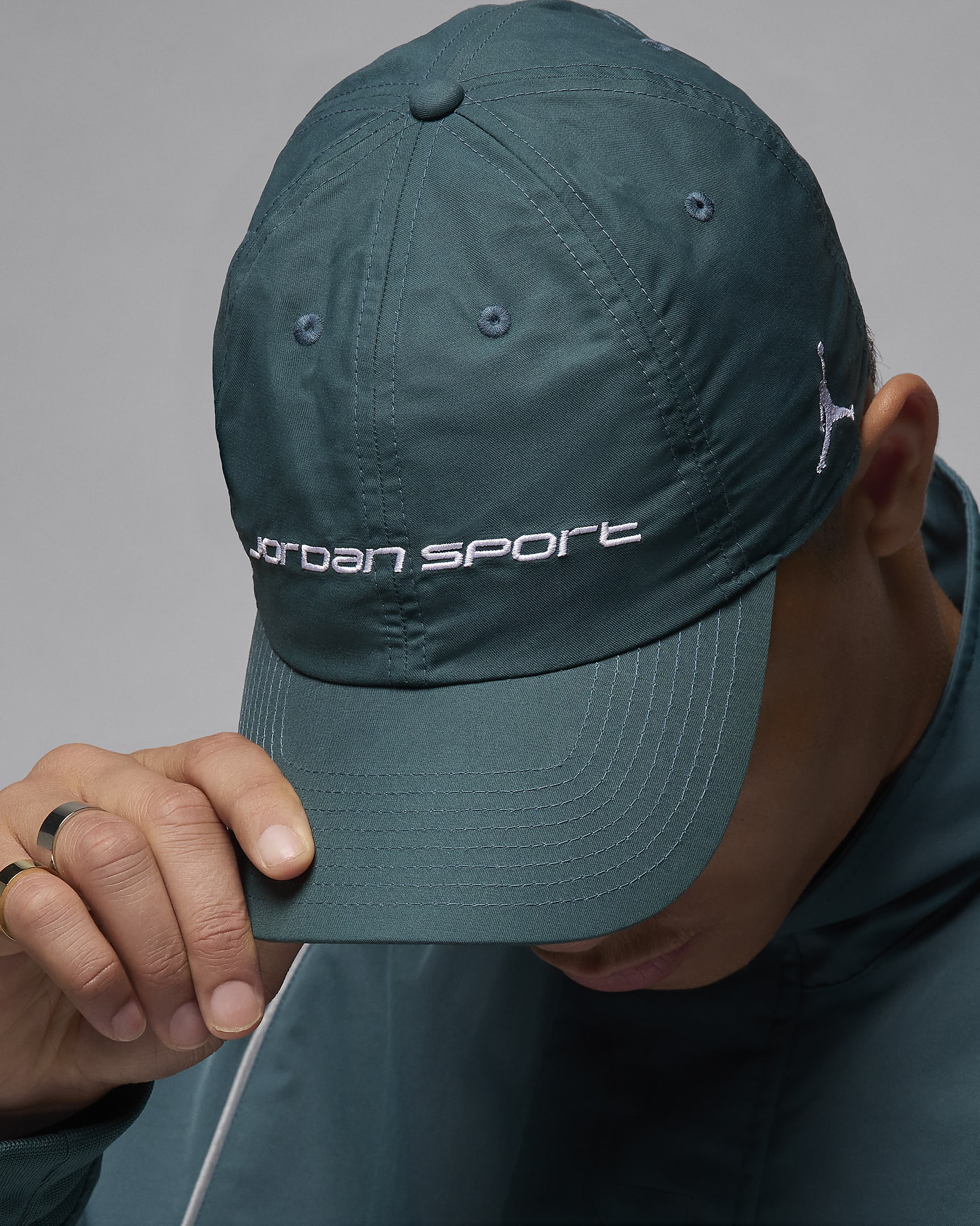 Jordan Club Unstructured Hat - Oxidized Green/White