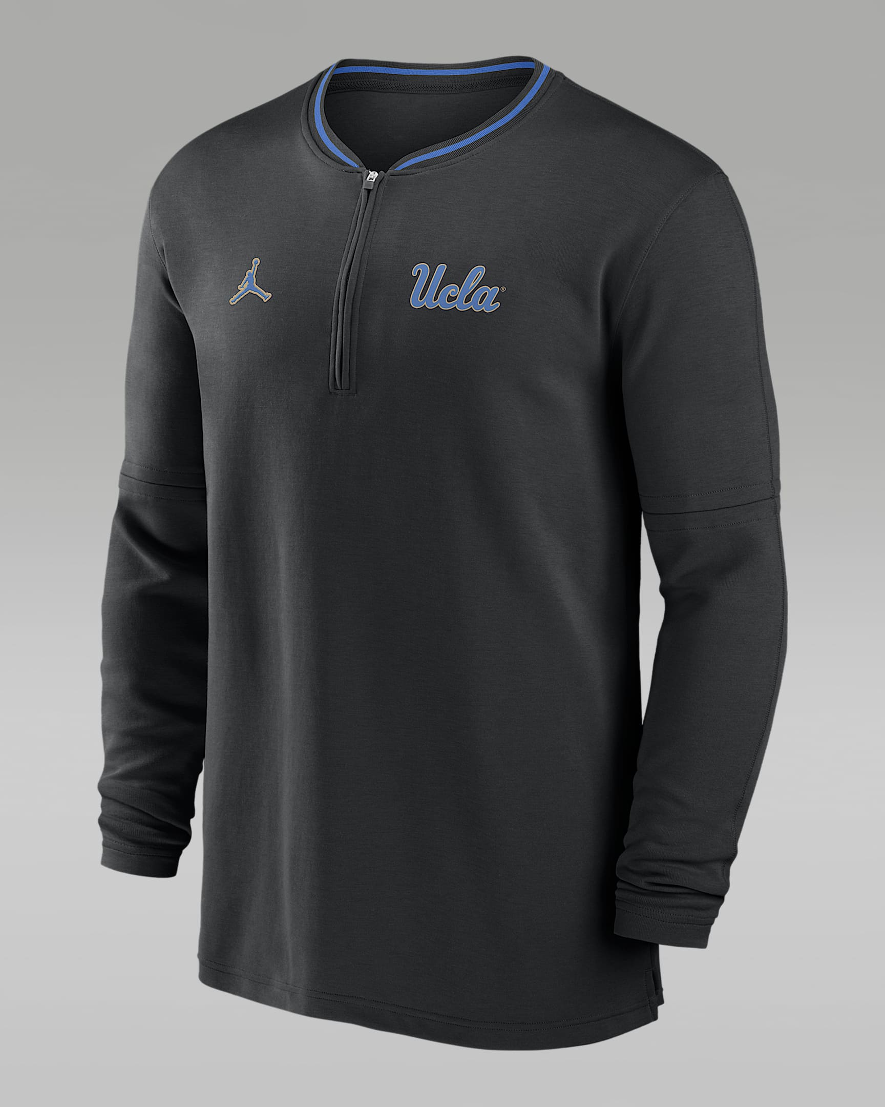UCLA Bruins Sideline Coach Men's Jordan DriFIT College 1/2Zip Long
