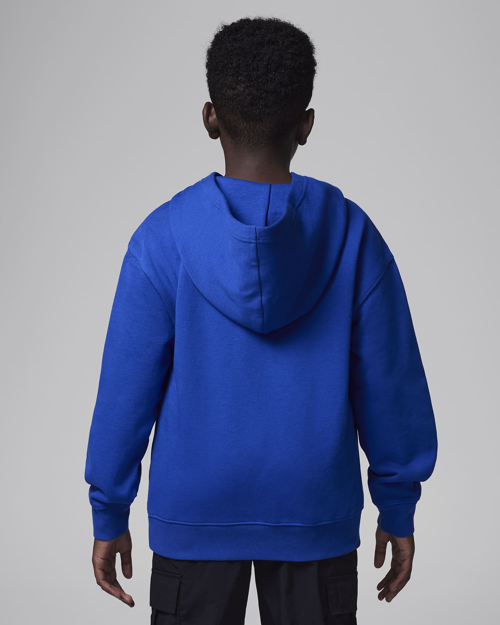 Jordan MJ Flight Big Kids' Fleece Pullover Hoodie - Game Royal