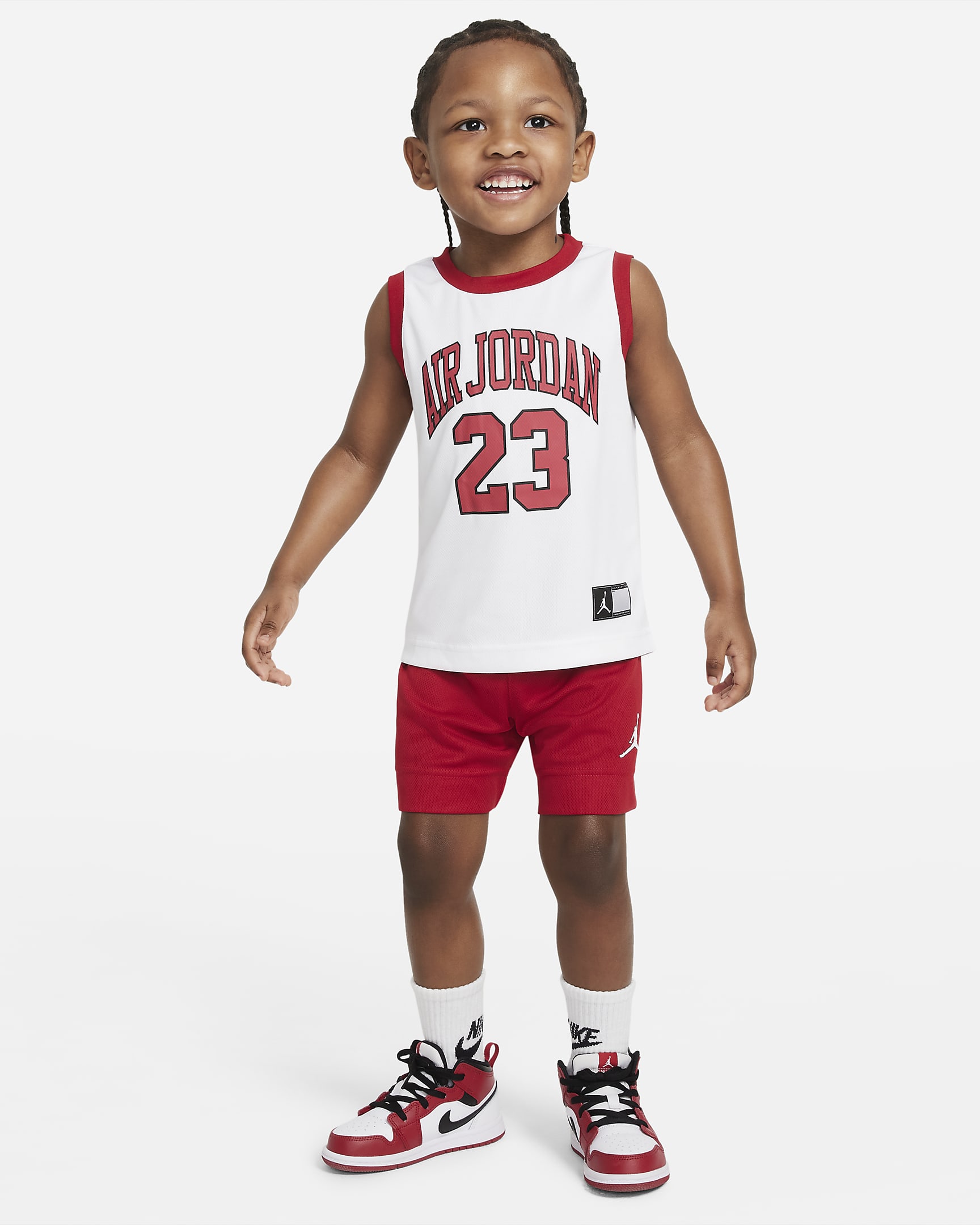 Jordan Toddler Jersey and Shorts Set - Gym Red