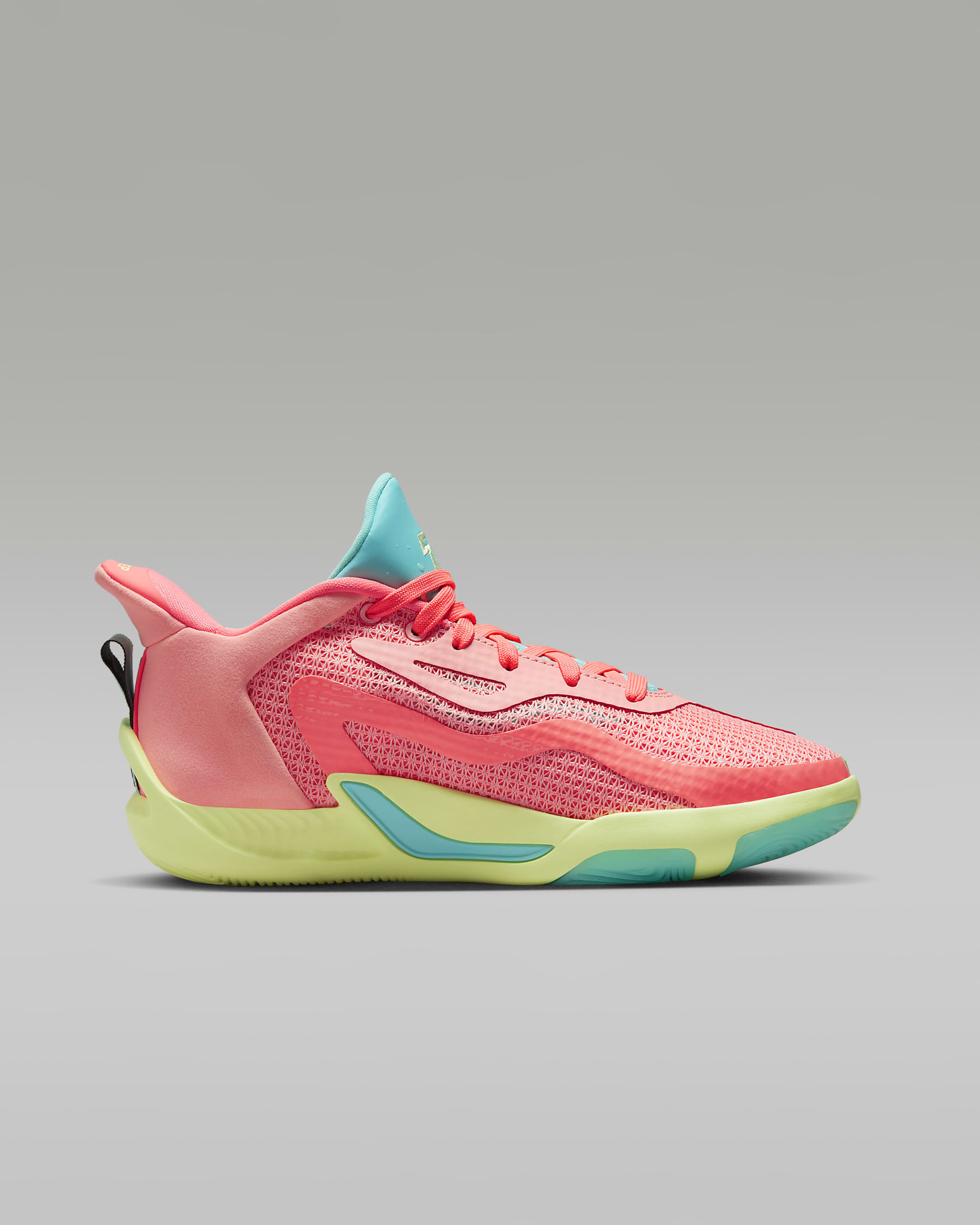 Tatum 1 "Pink Lemonade" Older Kids' Shoes - Pink Tint/Lava Glow/Aurora Green/Barely Volt