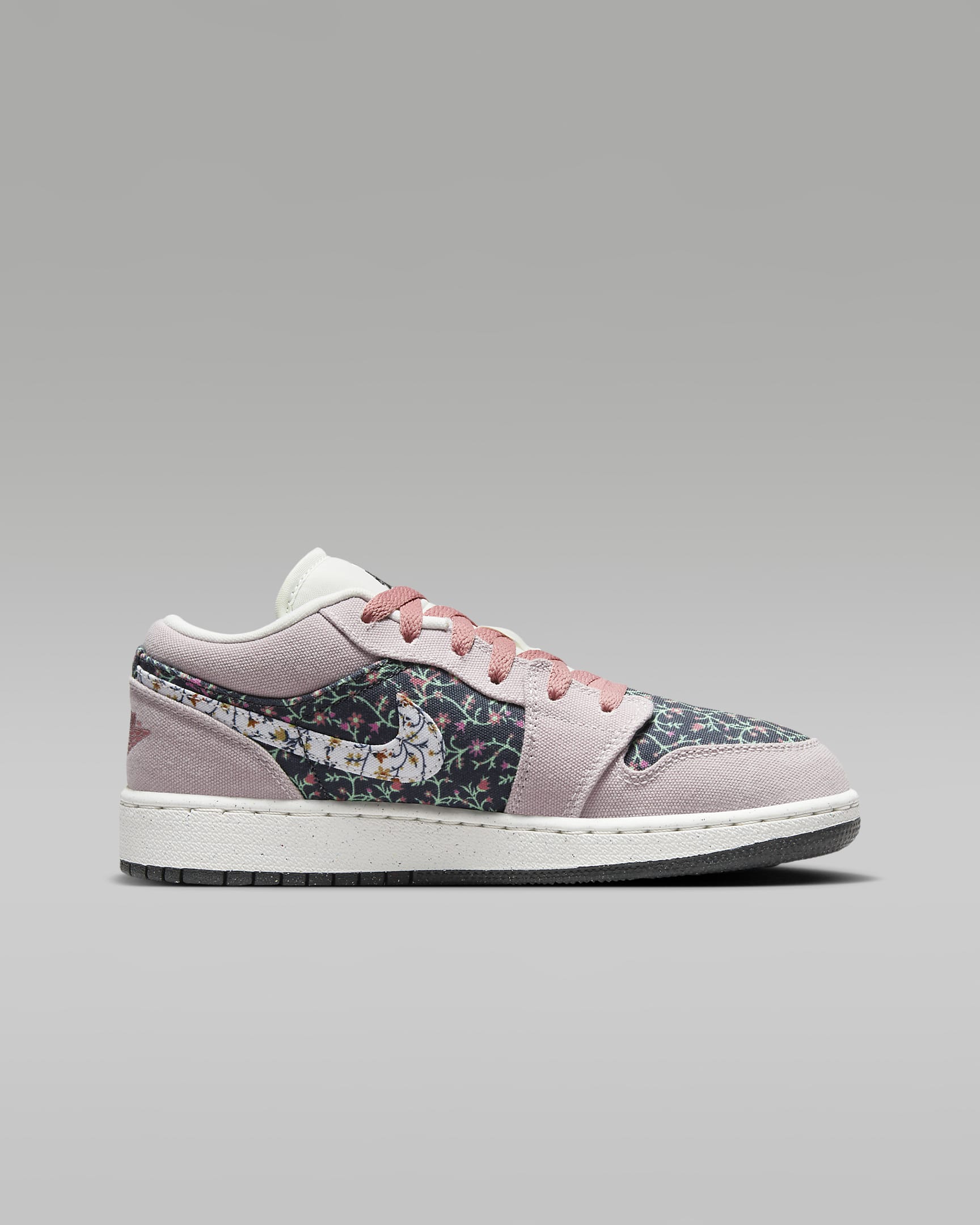 Chaussure Air Jordan 1 Low SE pour ado - Platinum Violet/Anthracite/Red Stardust/Sail