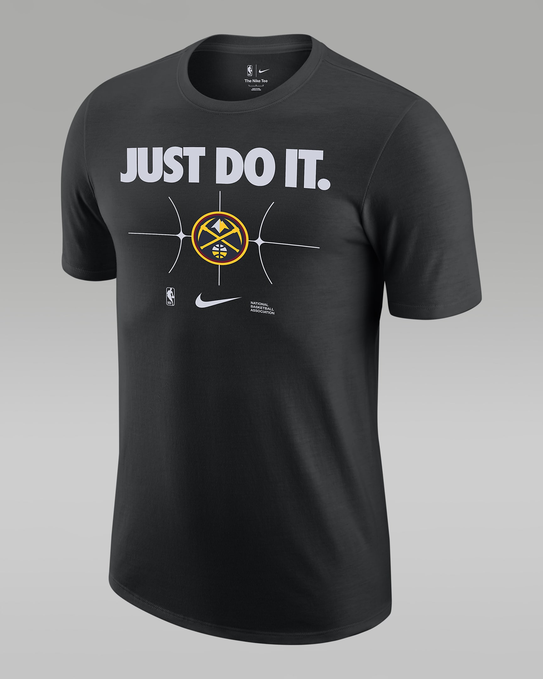 Denver Nuggets Essential Nike NBA Erkek Tişörtü - Siyah