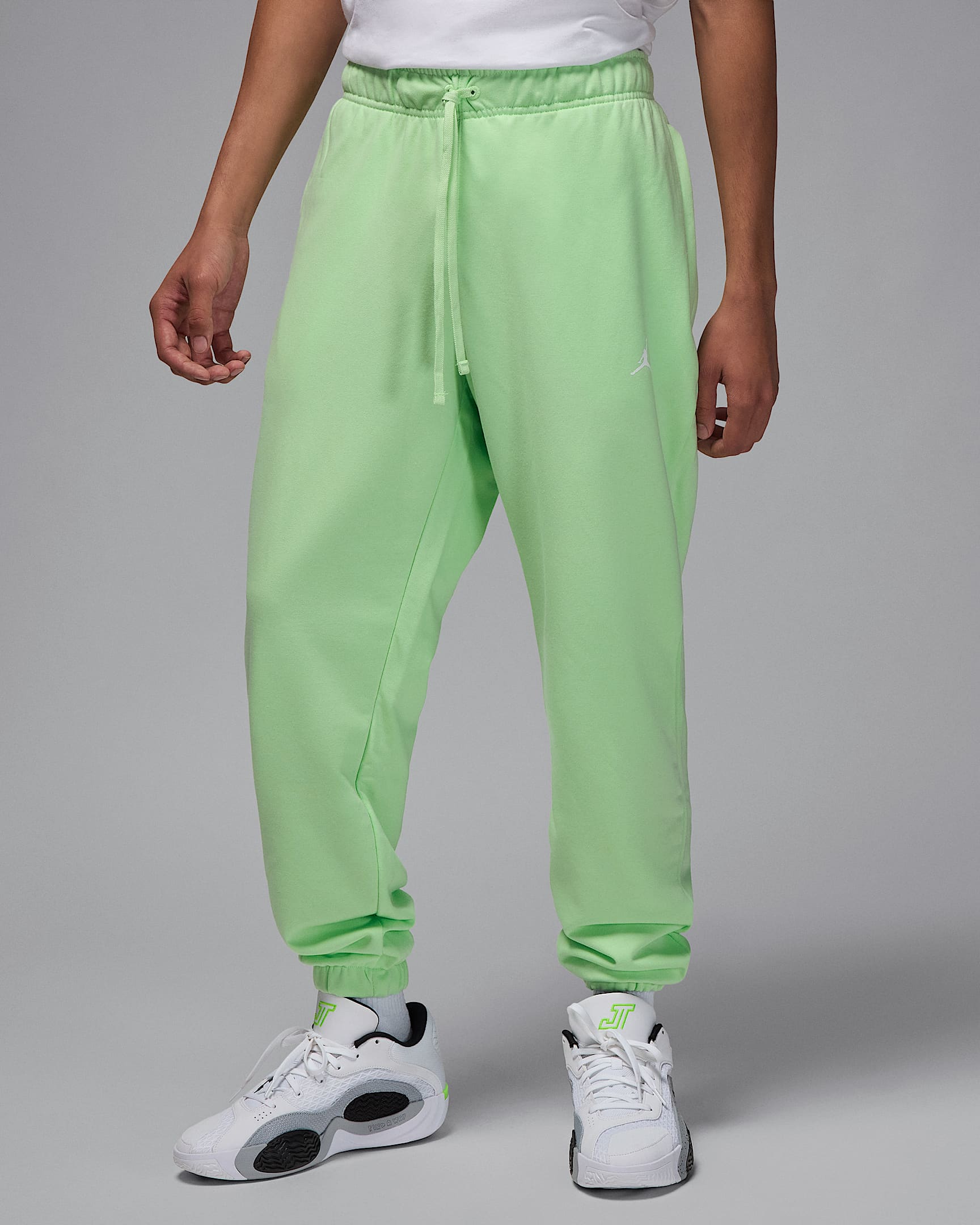 Pantalon en Fleece Dri-FIT Jordan Sport Crossover pour homme - Vapor Green/Blanc