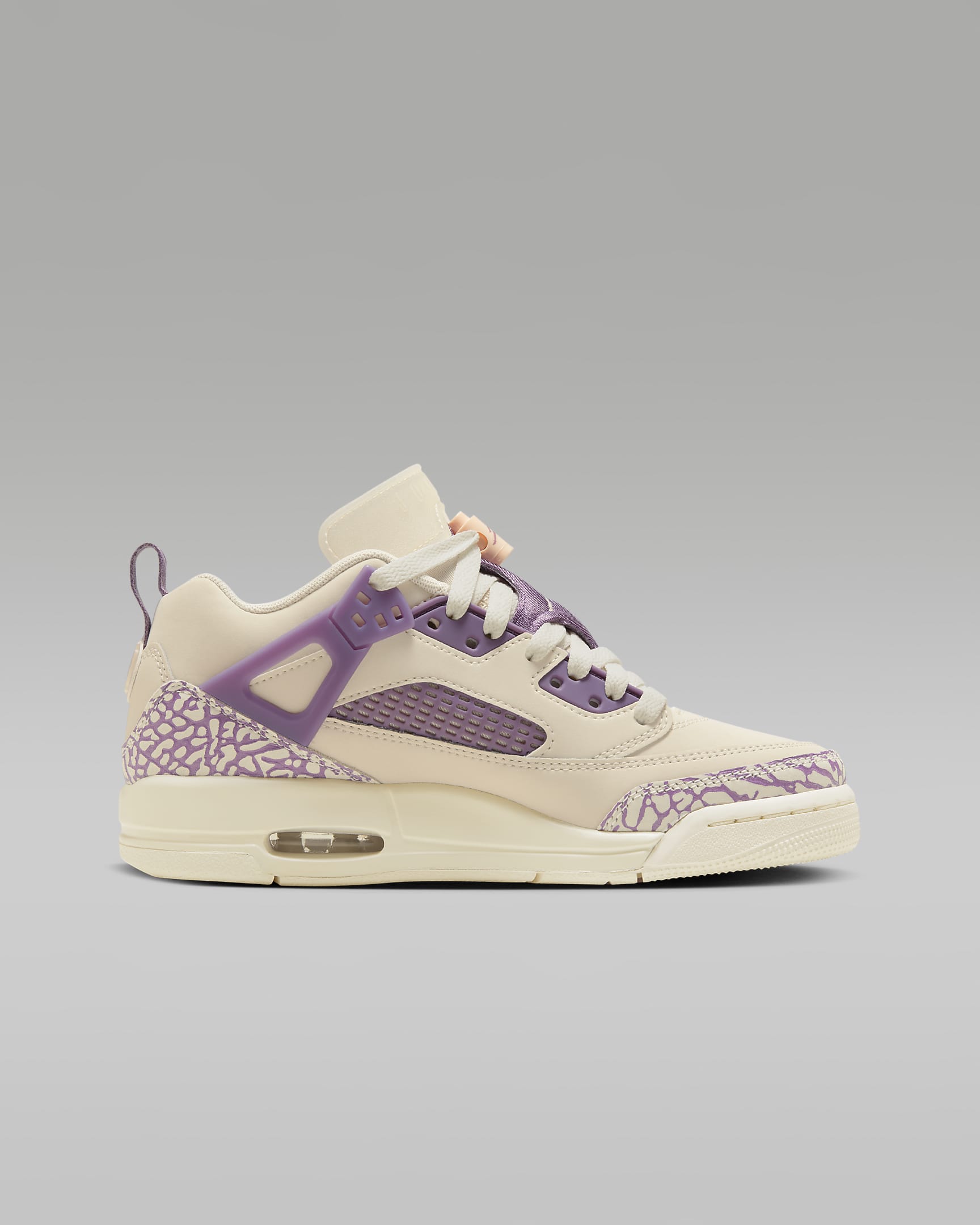 Jordan Spizike Low Older Kids' Shoes - Legend Light Brown/Violet Dust/Sail/Crimson Tint