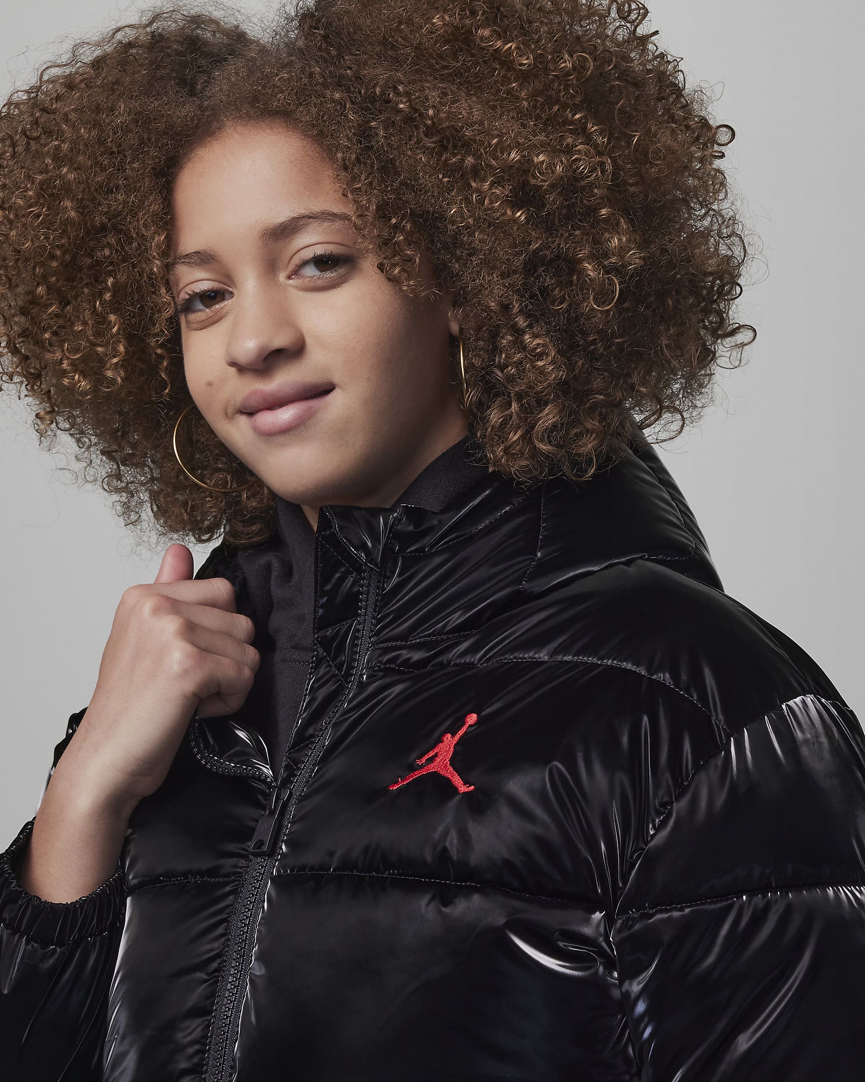 Jordan Boxy Fit Puffer Older Kids' Jacket. Nike LU